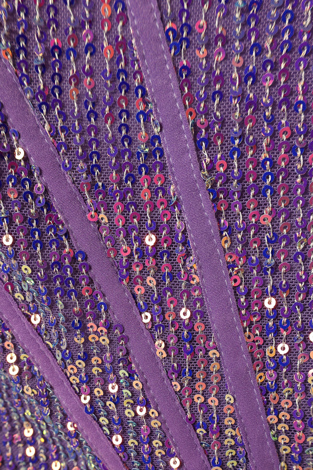 DRESSES @Avril Sequin Mini Dress - Purple