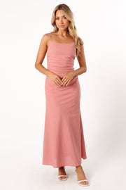 DRESSES @Axel Maxi Dress - Pink