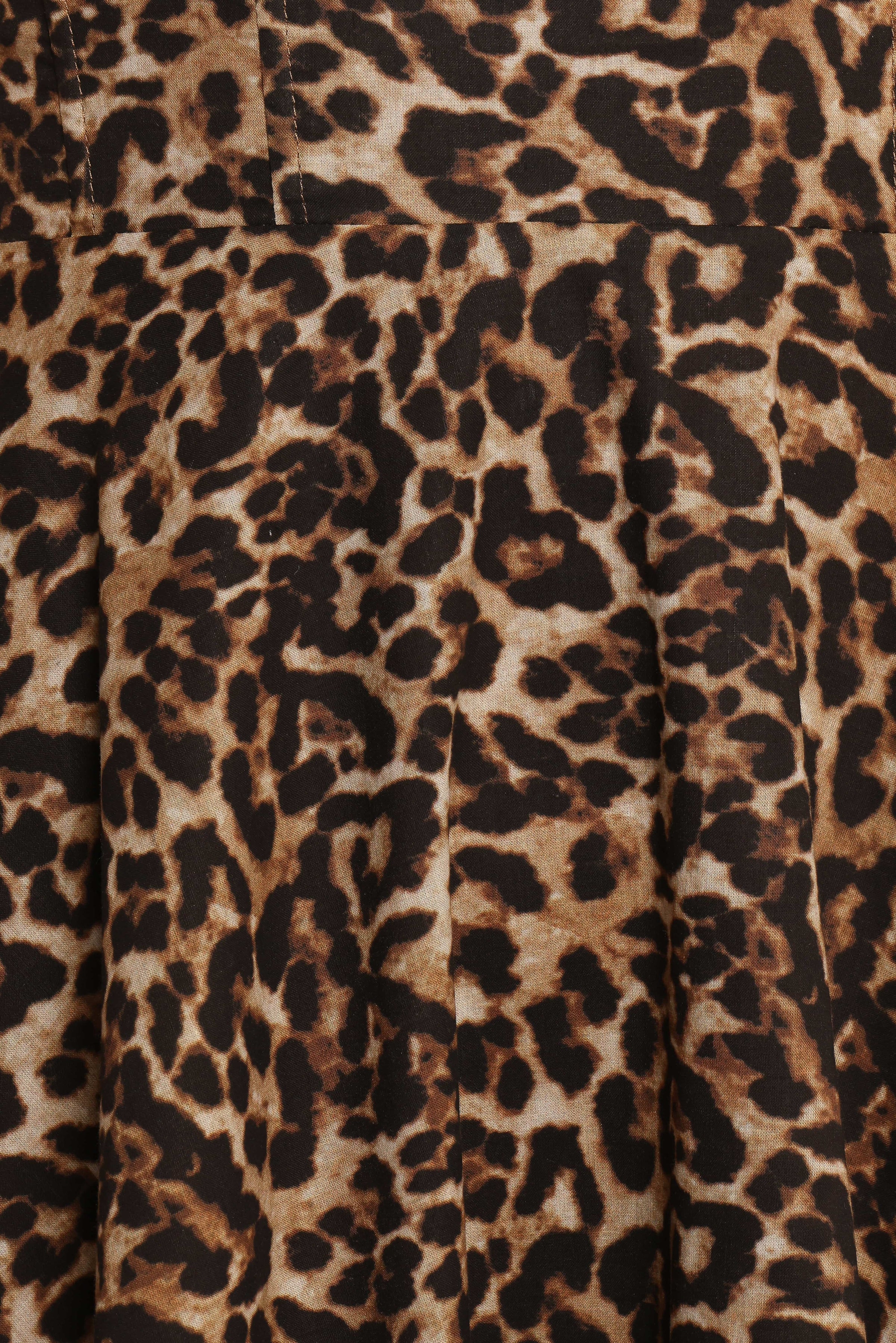 DRESSES Ayana Midi Dress - Leopard