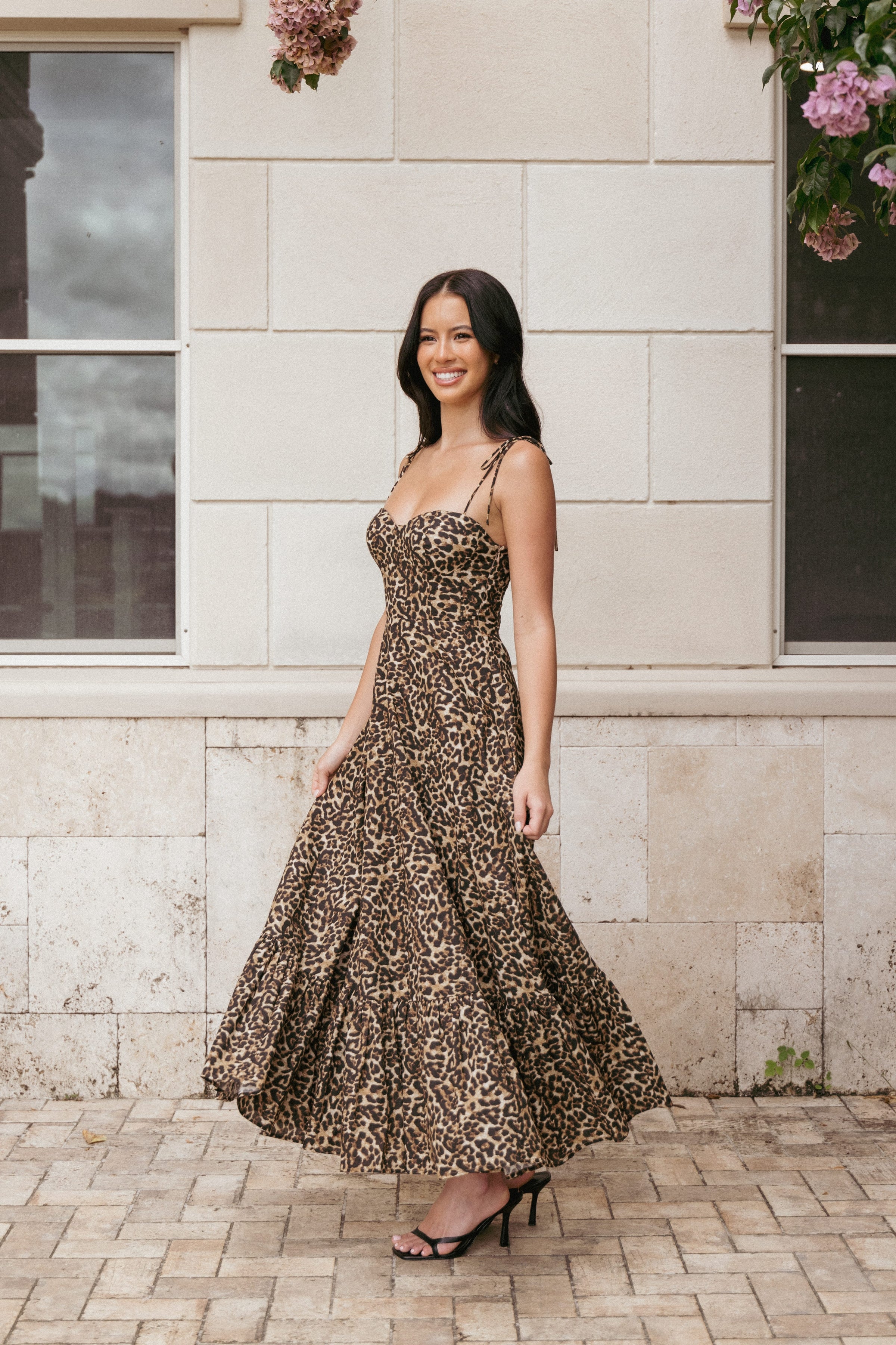 DRESSES Ayana Midi Dress - Leopard