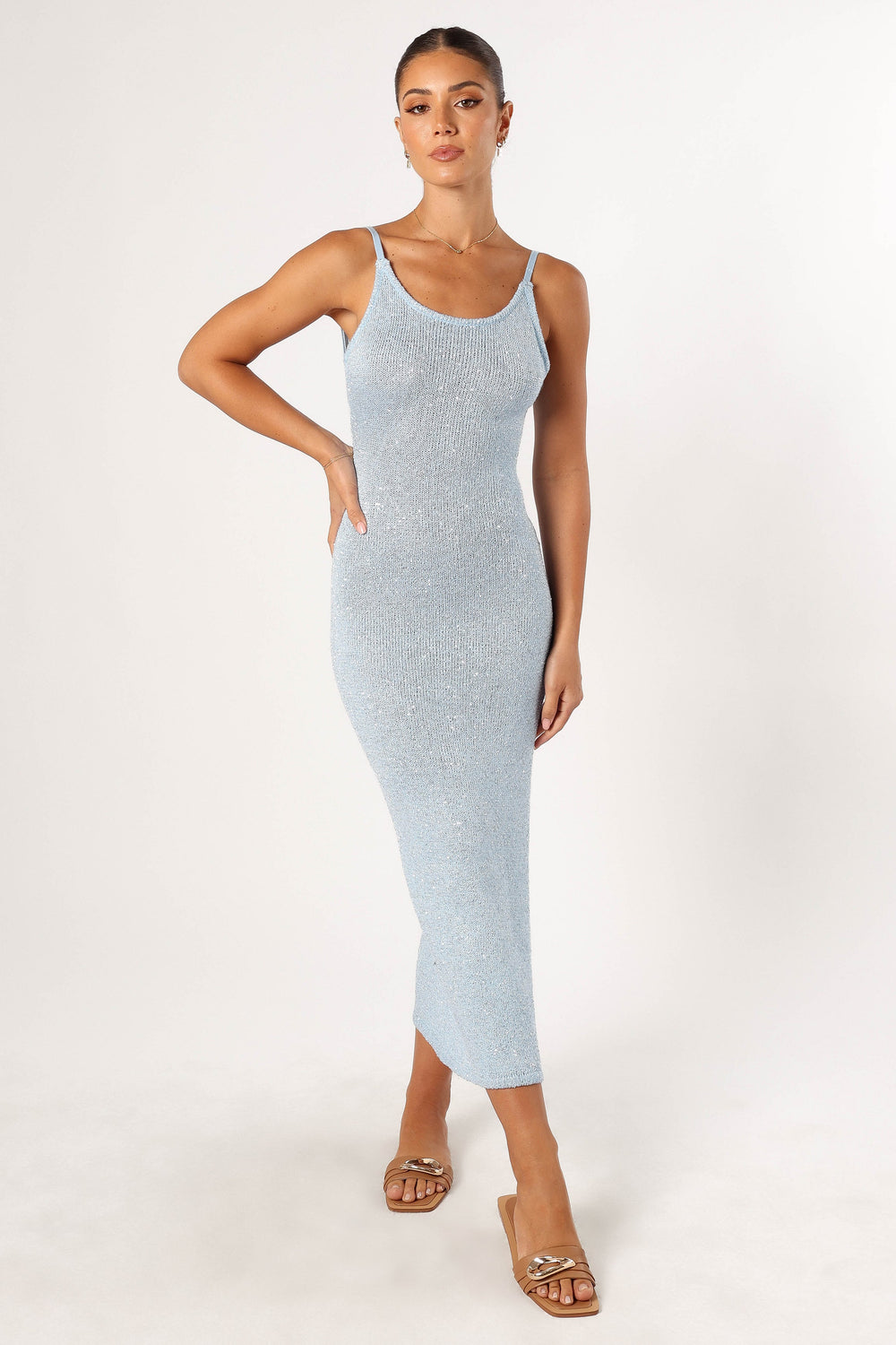 DRESSES @Azaria Maxi Dress - Blue