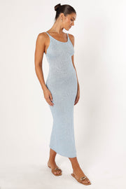 DRESSES @Azaria Maxi Dress - Blue