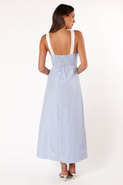 DRESSES @Bailee Maxi Dress - Blue Stripe (Hold for Transitional Essentials)