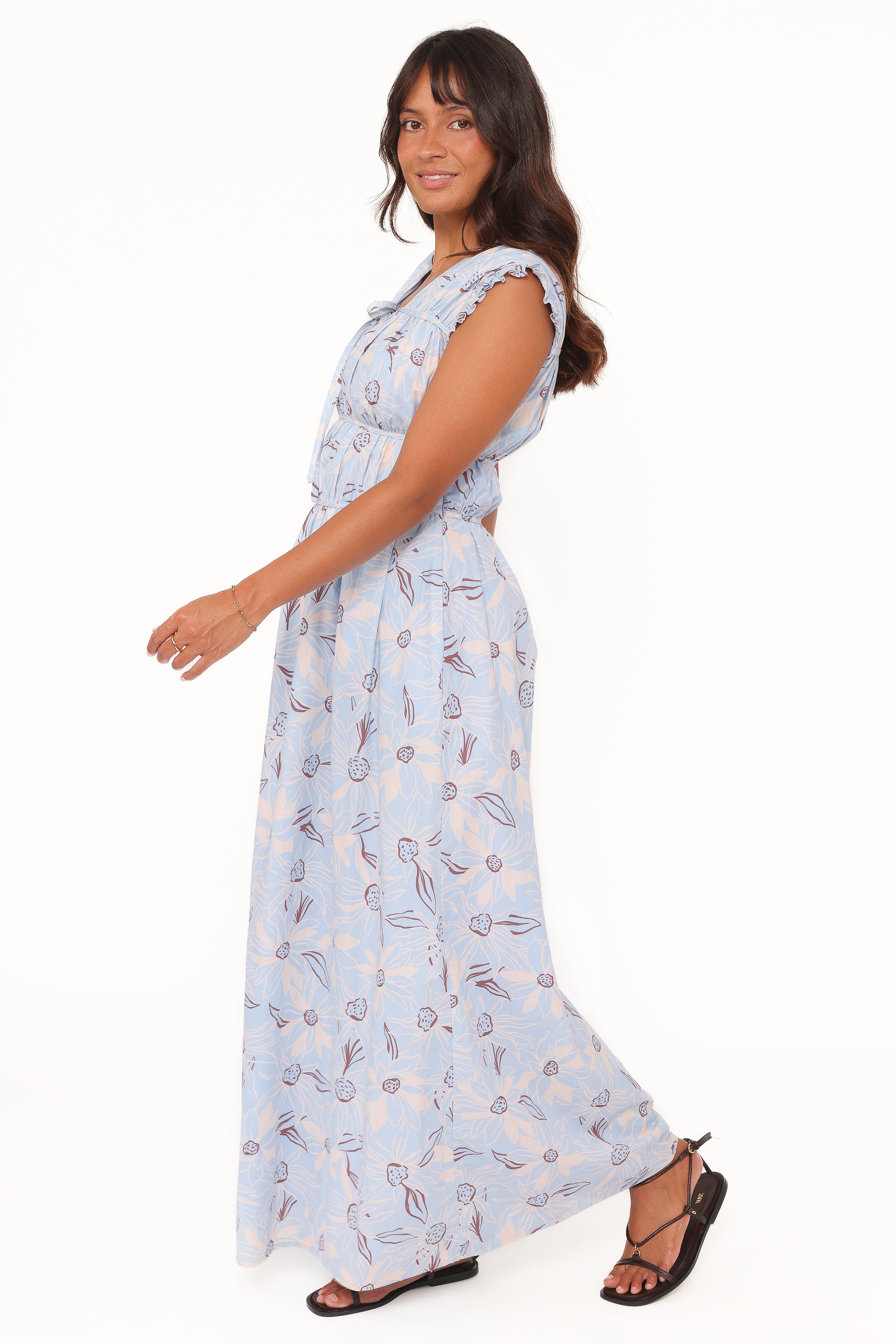 DRESSES Bancroft Maxi Dress - Blue Flannel Floral