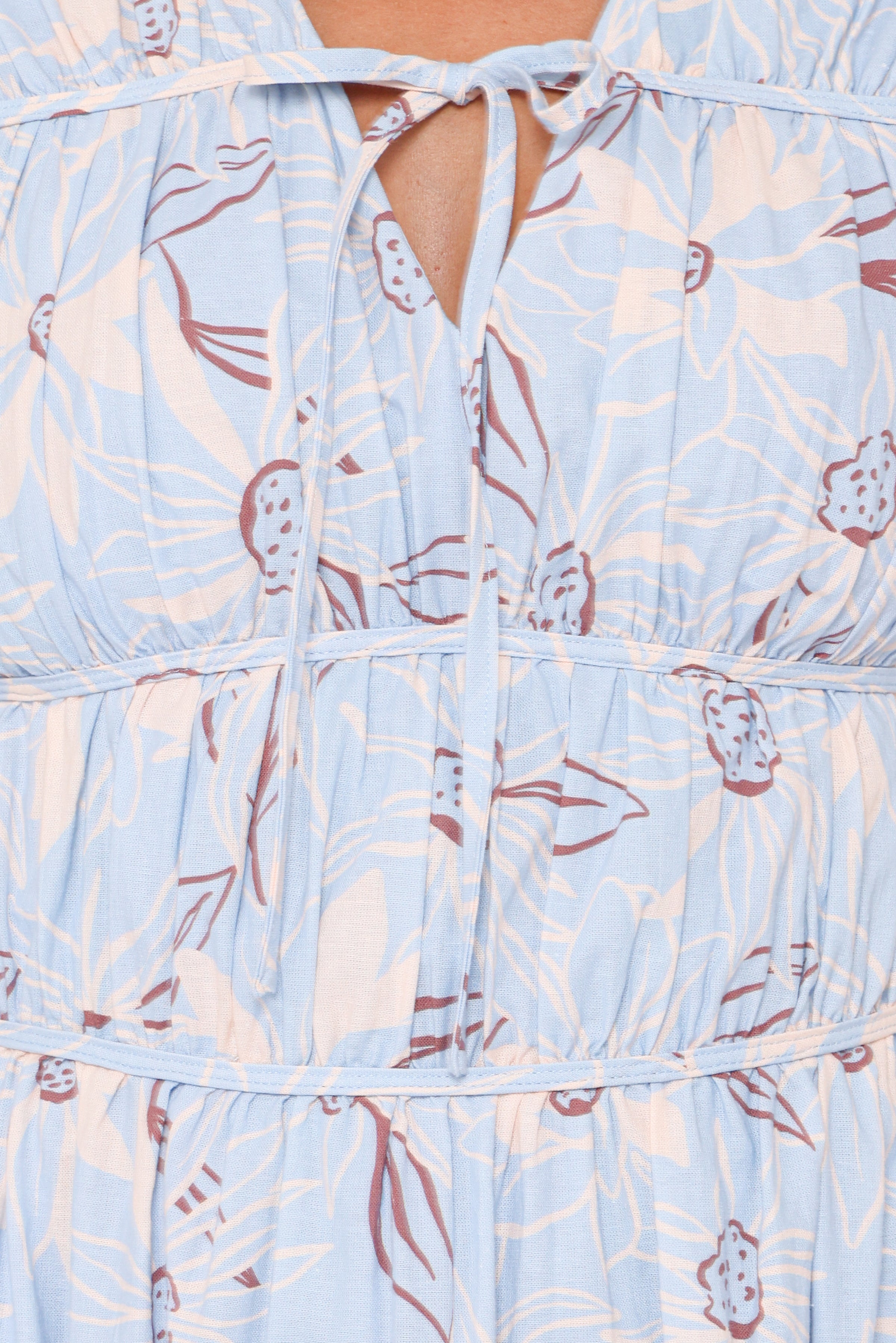 DRESSES Bancroft Maxi Dress - Blue Flannel Floral