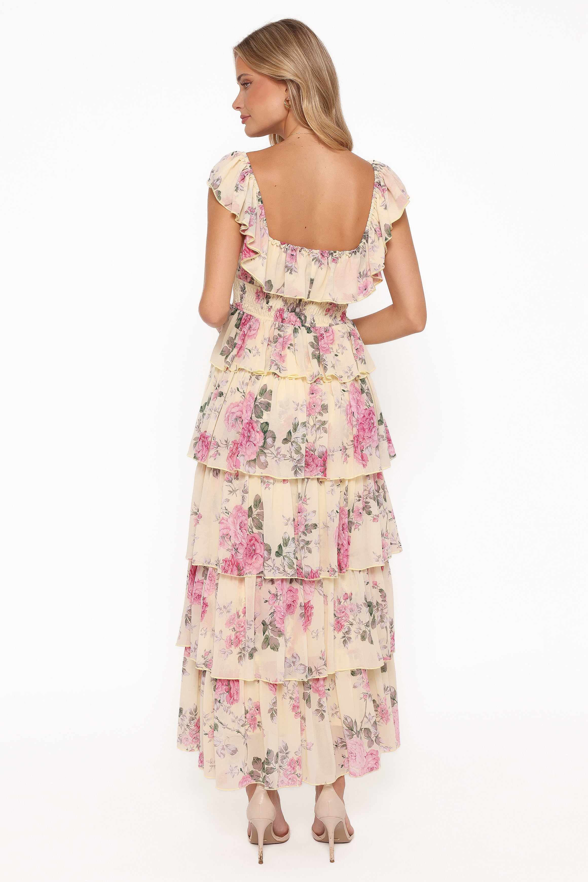 DRESSES Belle Maxi Dress - Yellow Floral