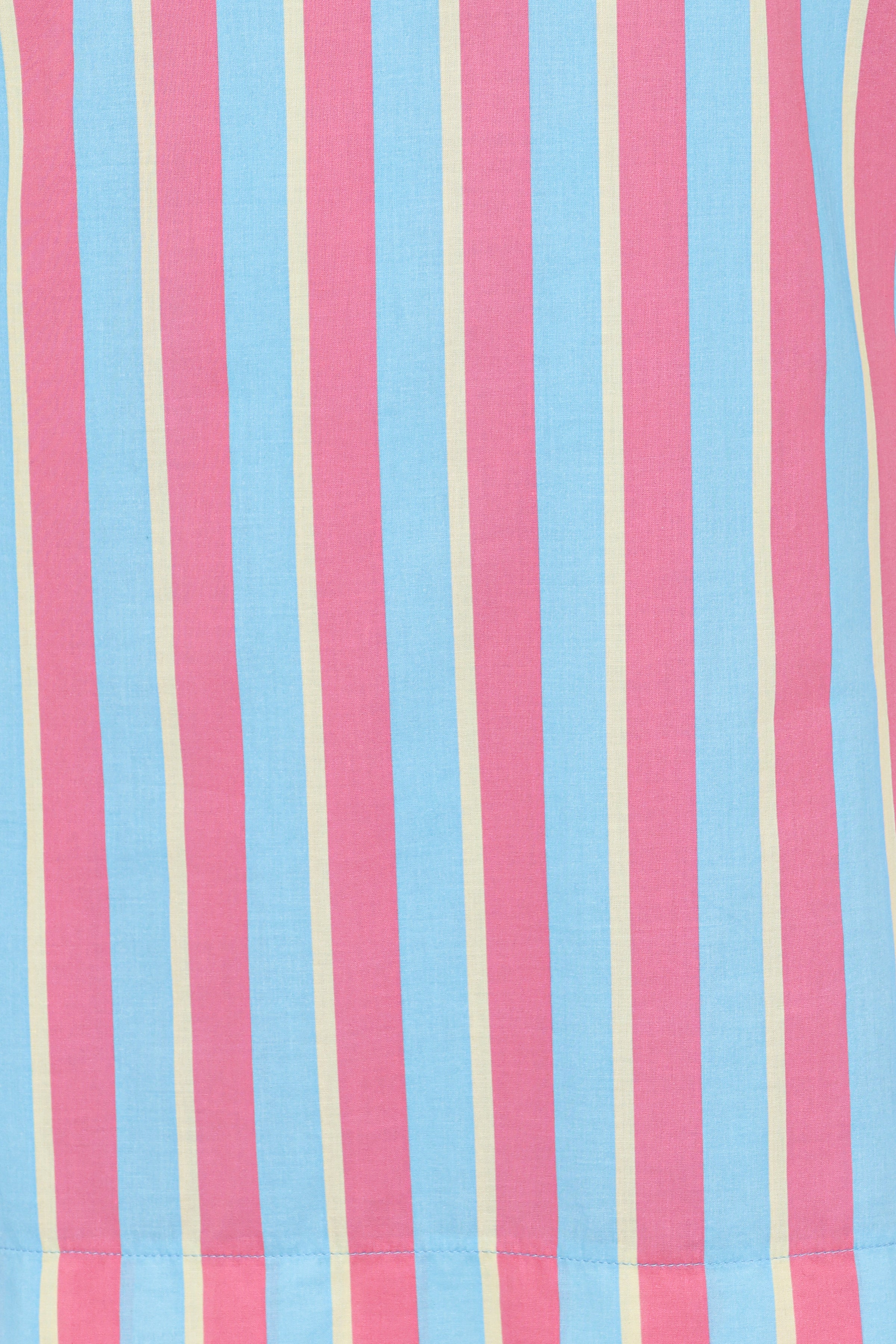 DRESSES Benito Mini Dress - Aqua Pink Stripe