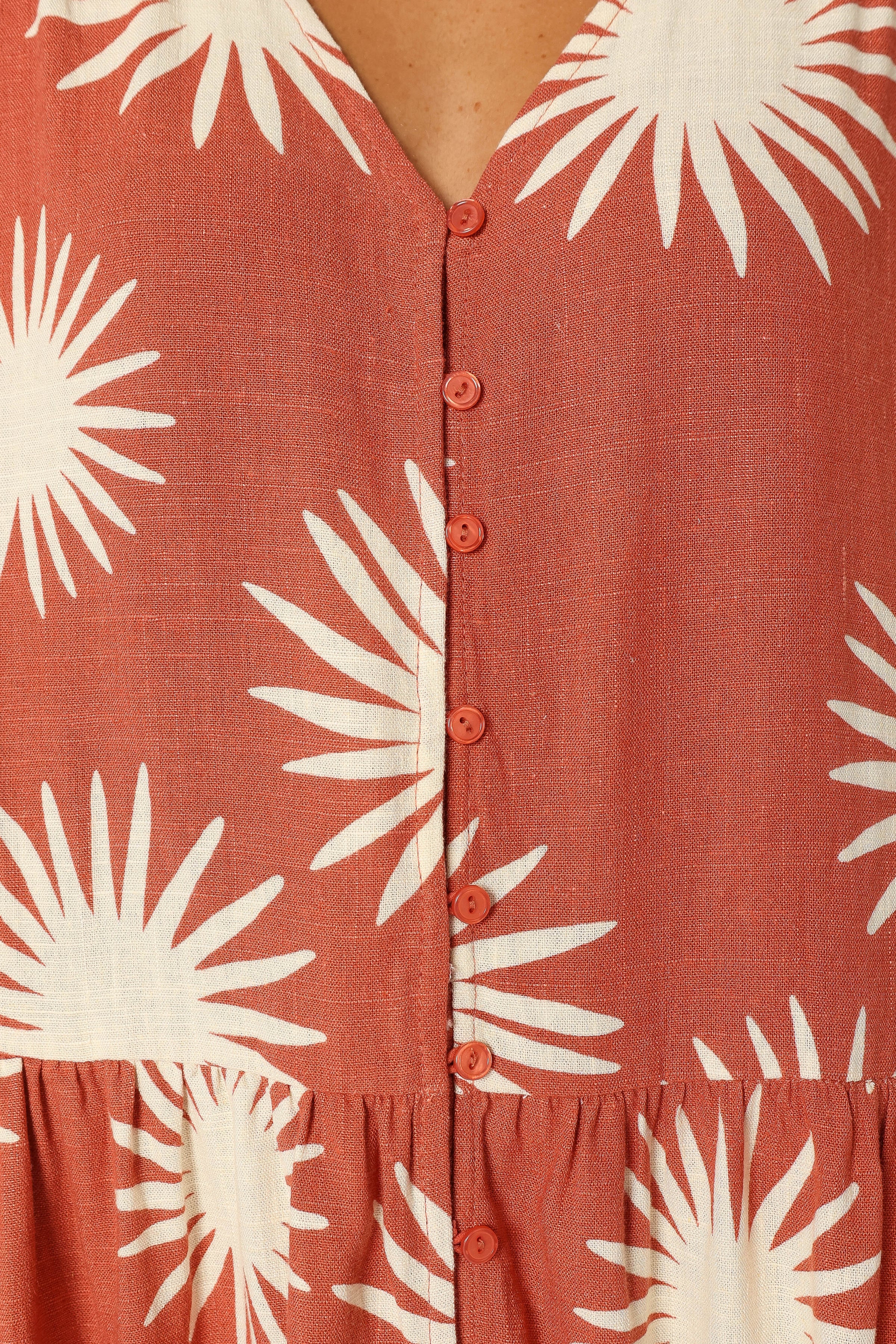 DRESSES @Bennet Longsleeve Mini Dress - Ida Print