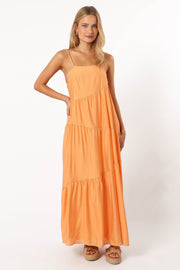 DRESSES @Bennie Midi Dress - Orange (Hold for Euro Summer)