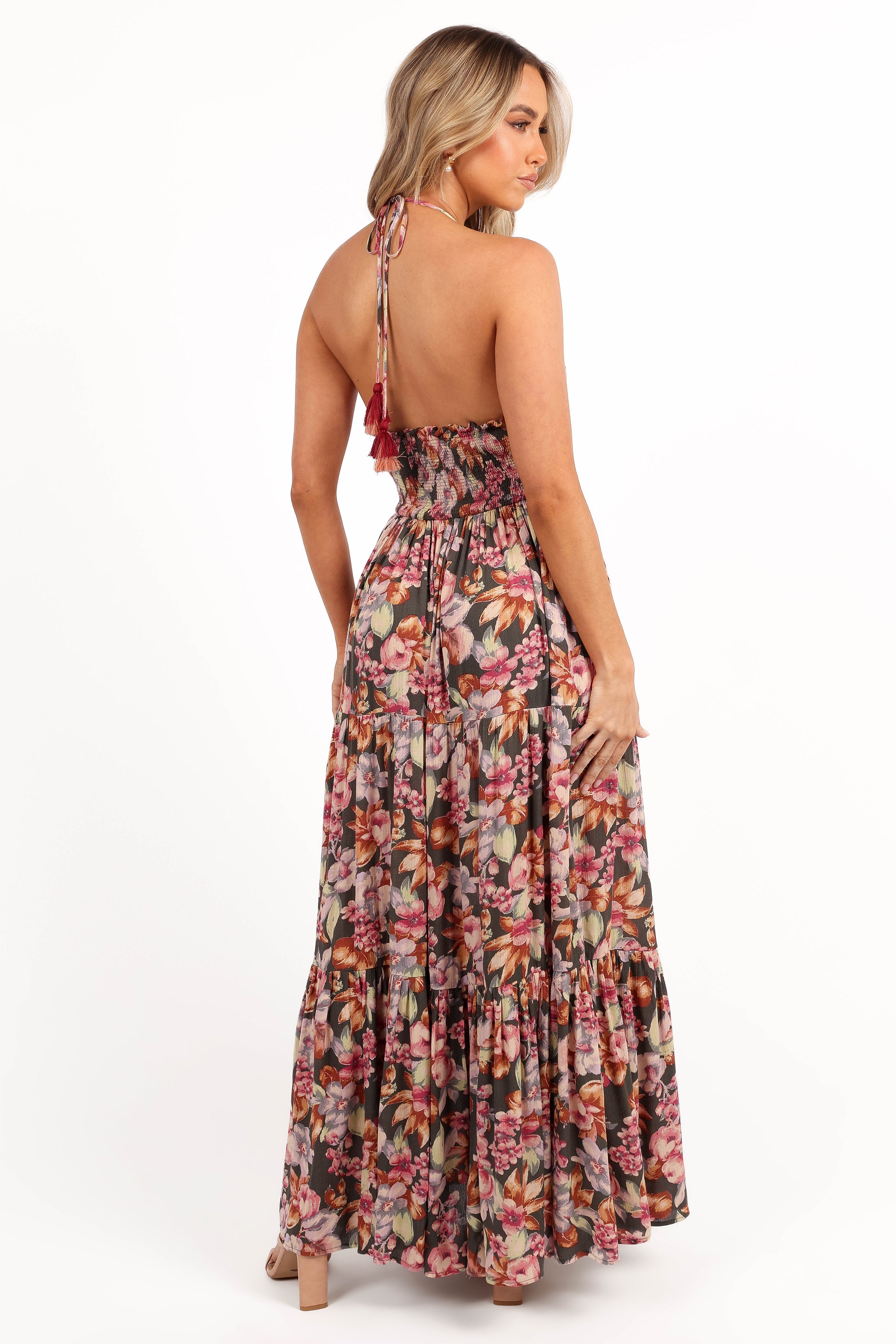 DRESSES Benson Maxi Dress - Dark Green/Multi
