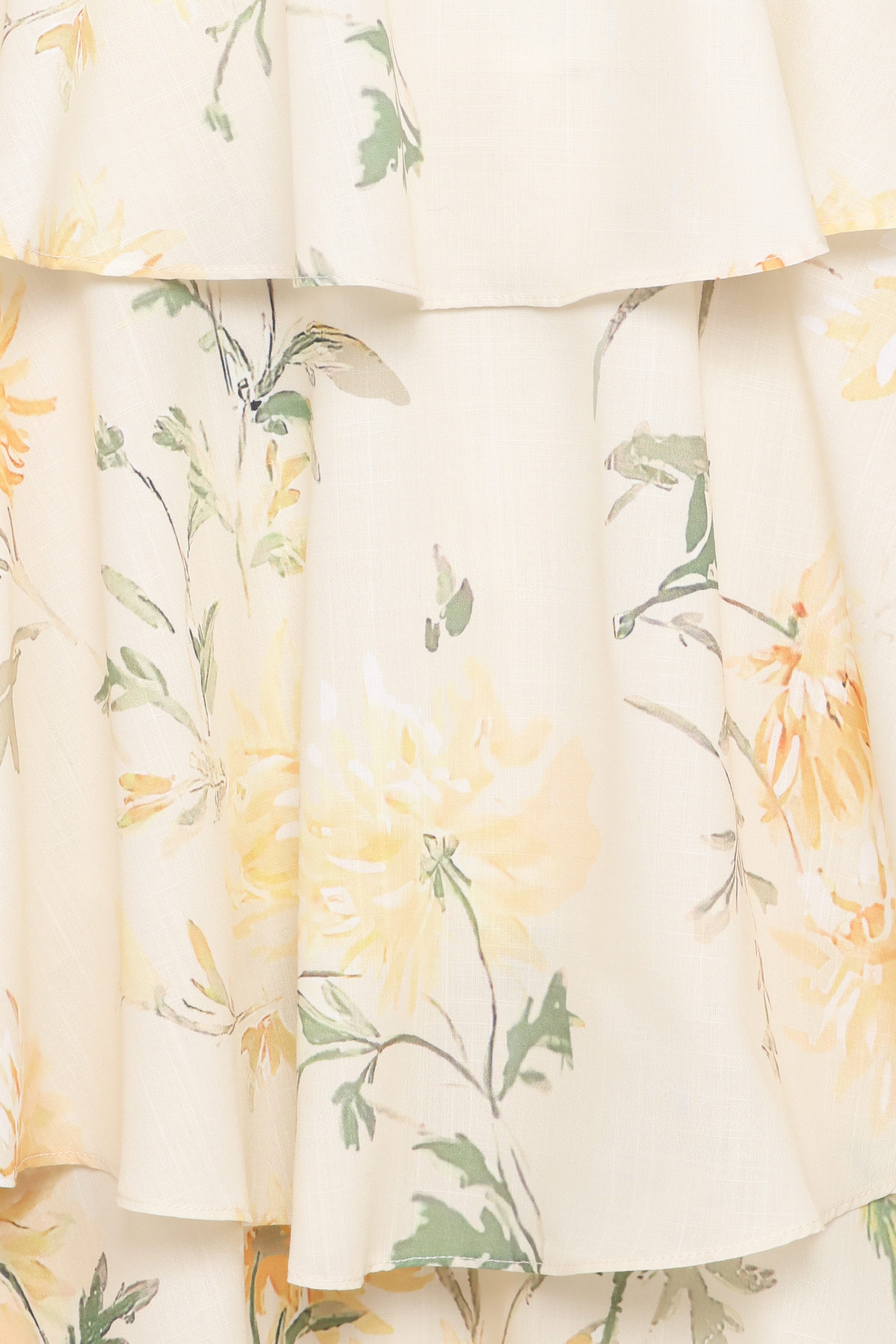 DRESSES Bernadette Midi Dress - Yellow Floral