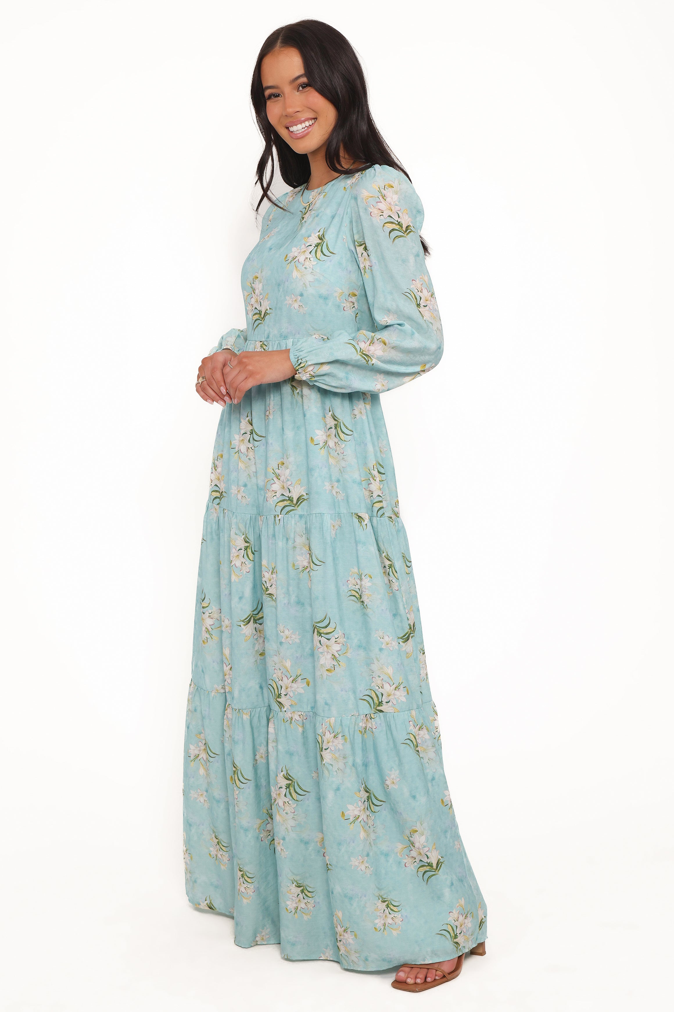 DRESSES Bernice Maxi Dress - Blue Floral