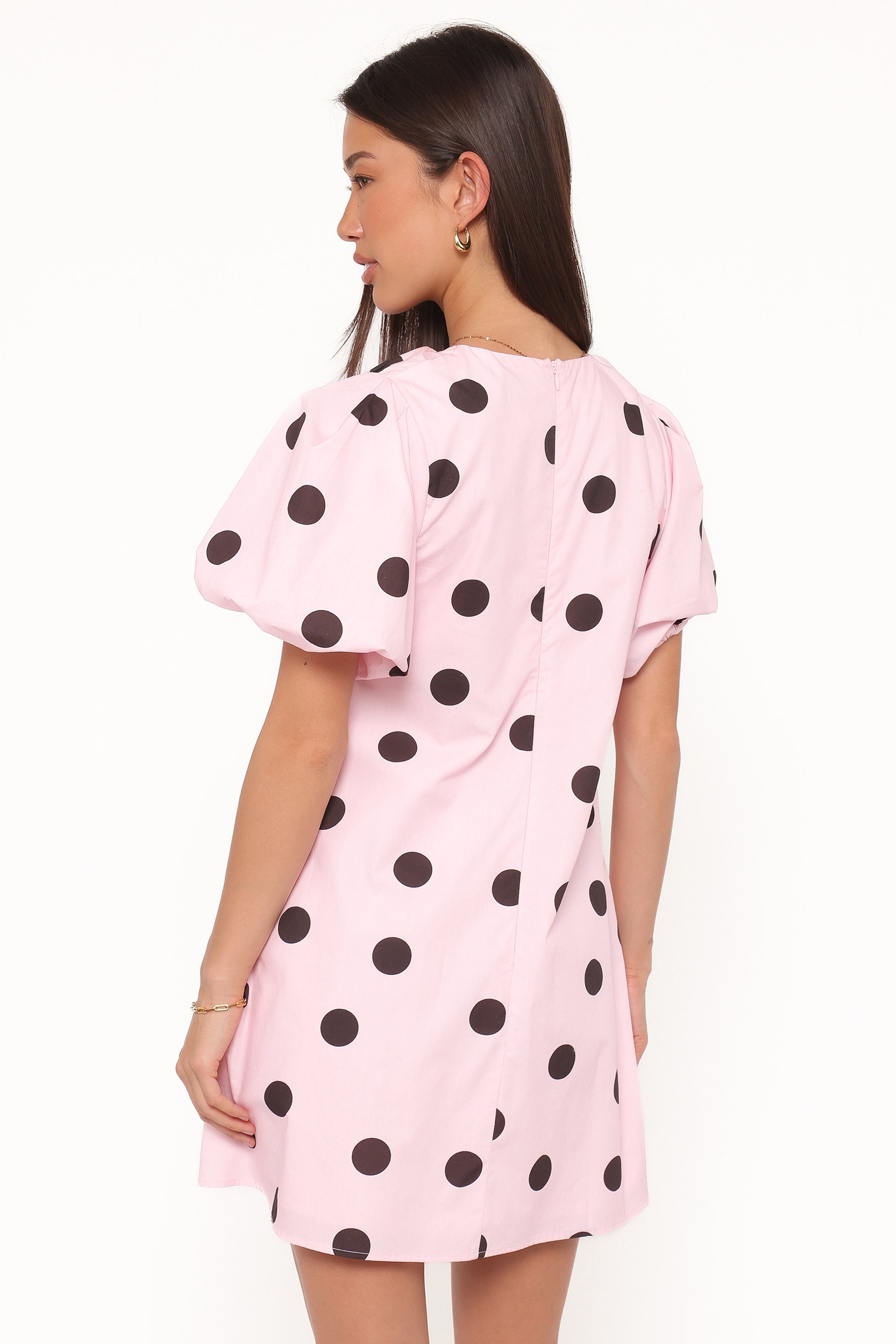 DRESSES Bertine Mini Dress - Pink Polka Dot