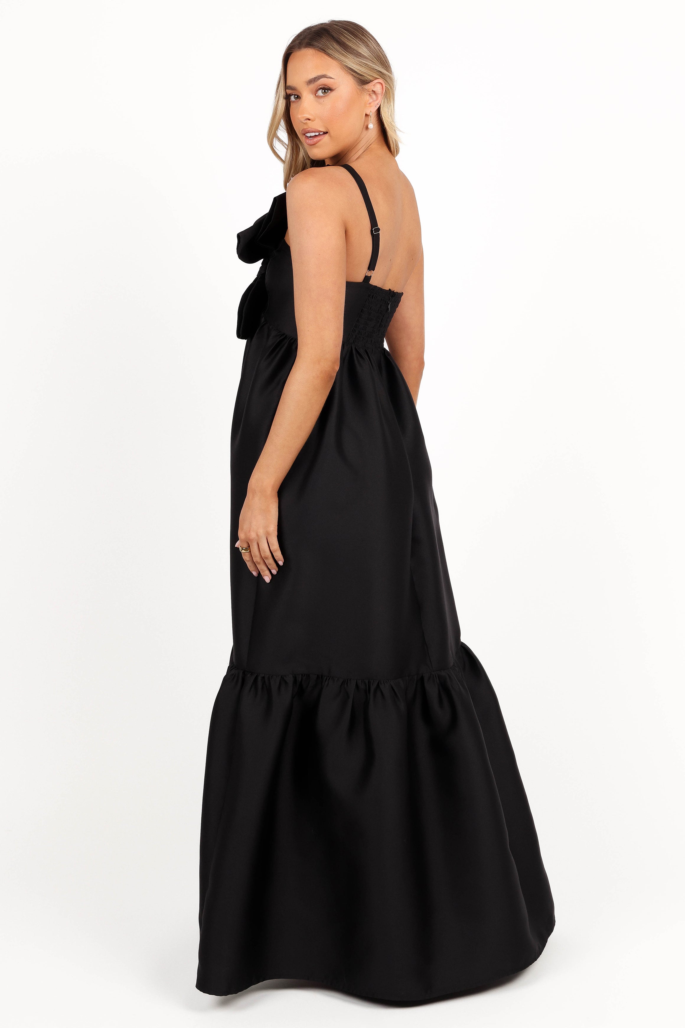 DRESSES Betina Bow Front Maxi Dress - Black