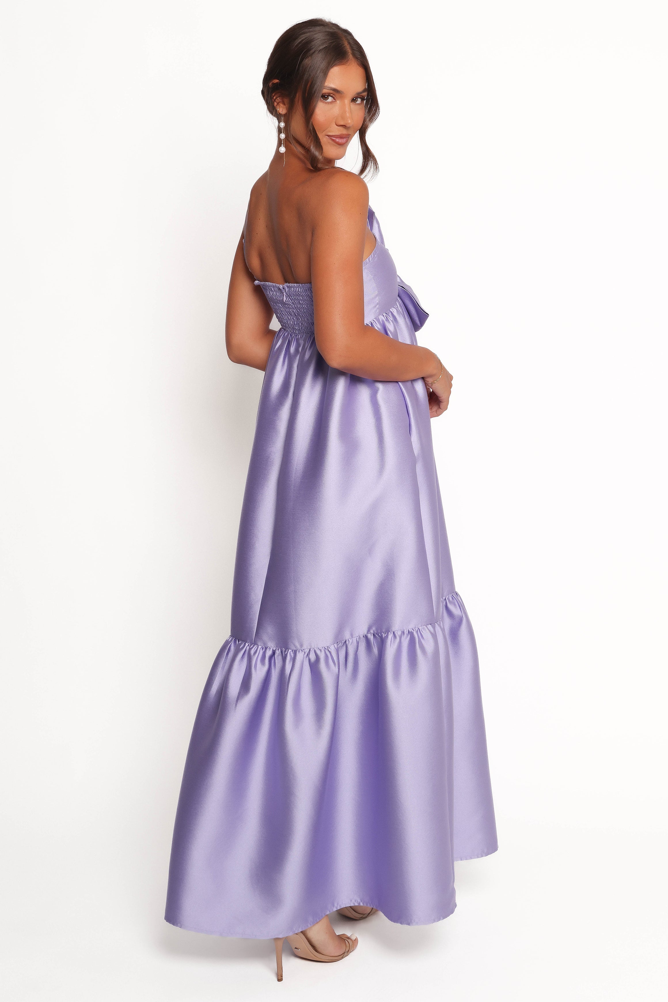 DRESSES Betina Bow Front Maxi Dress - Lilac