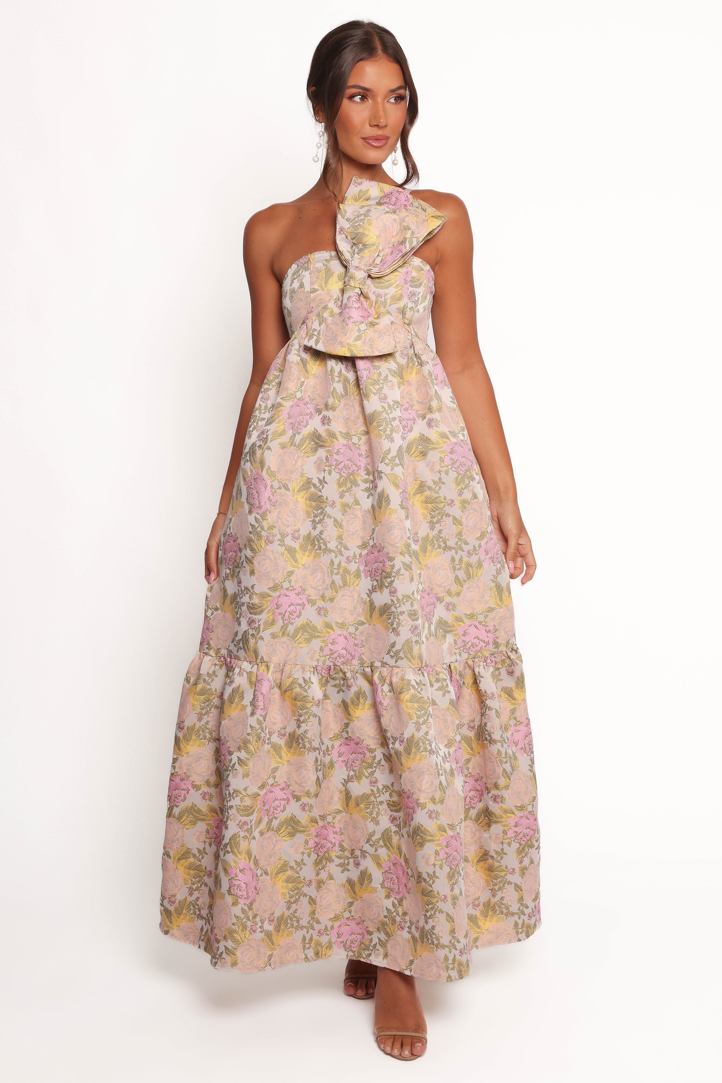 DRESSES Betina Bow Front Maxi Dress - Multi Floral
