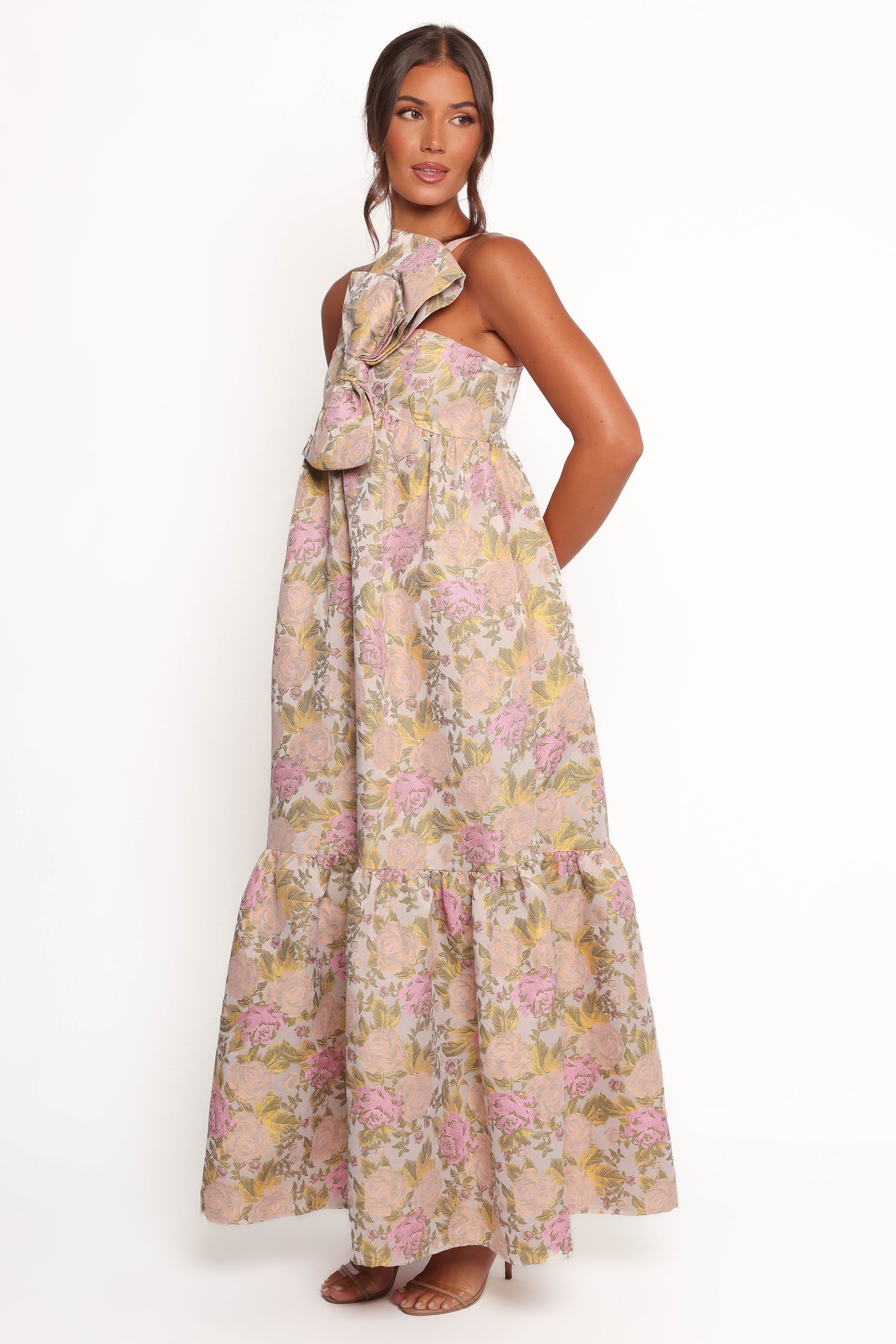 DRESSES Betina Bow Front Maxi Dress - Multi Floral