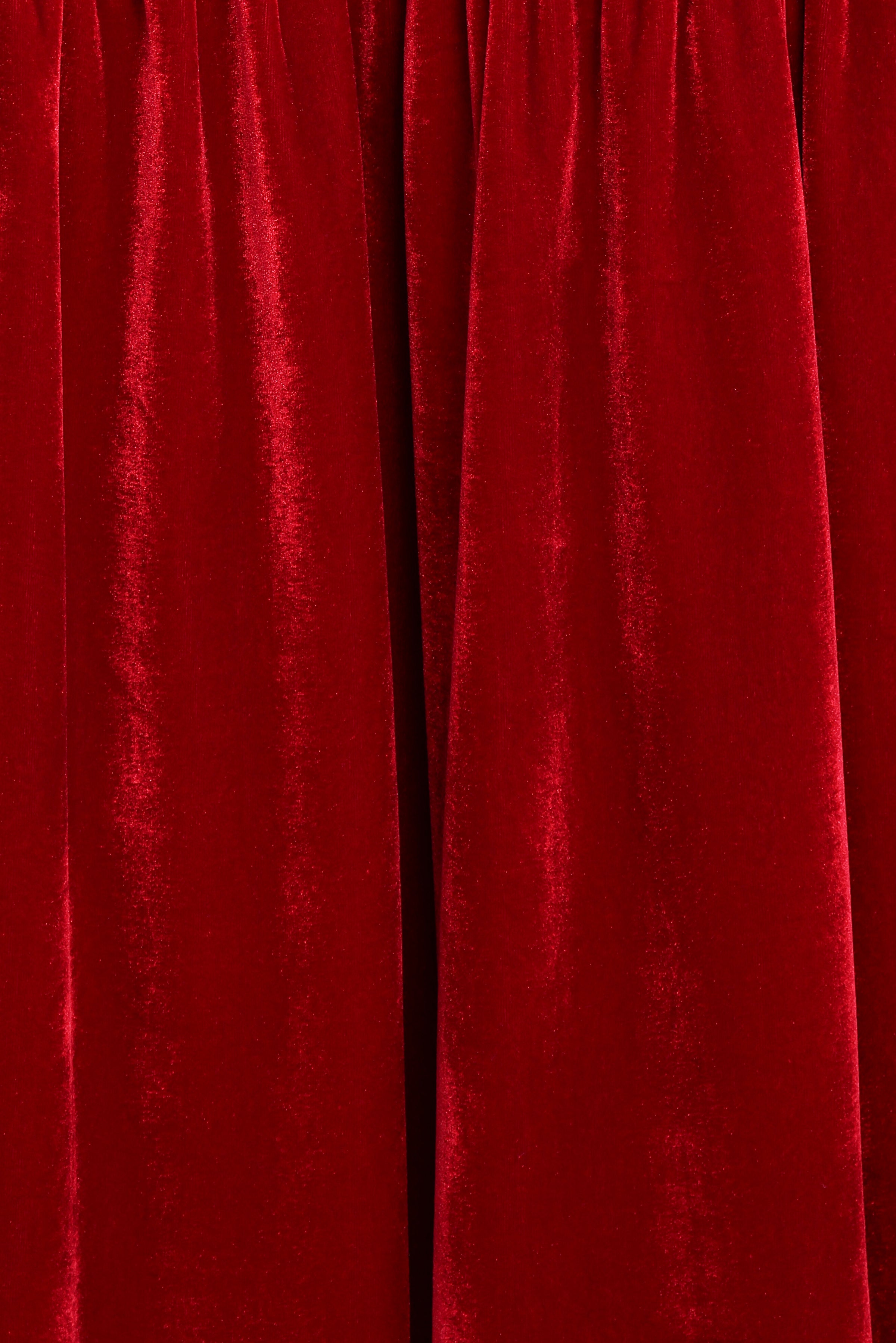 DRESSES Betina Bow Front Maxi Dress - Red Velvet