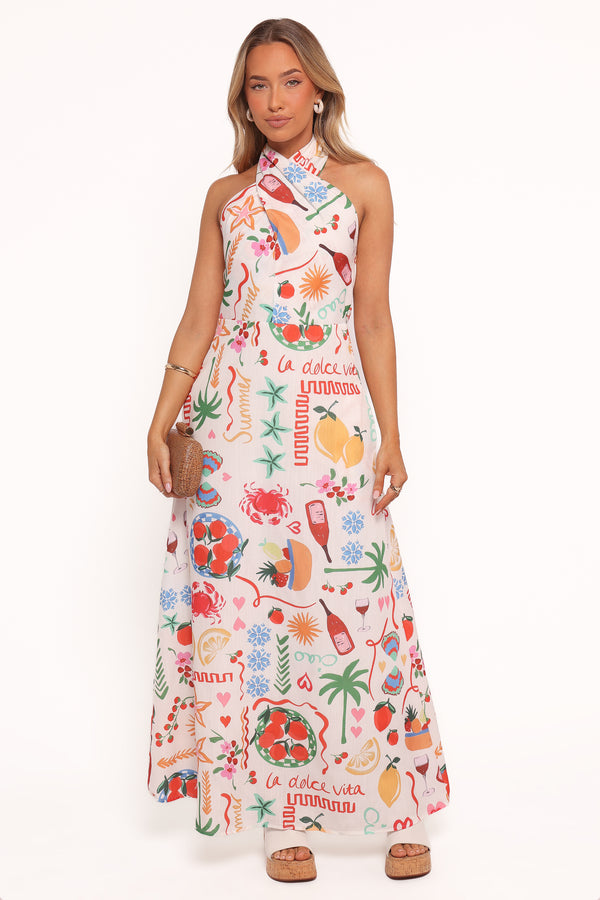 DRESSES Betsy Halterneck Maxi Dress - Dolce Vita