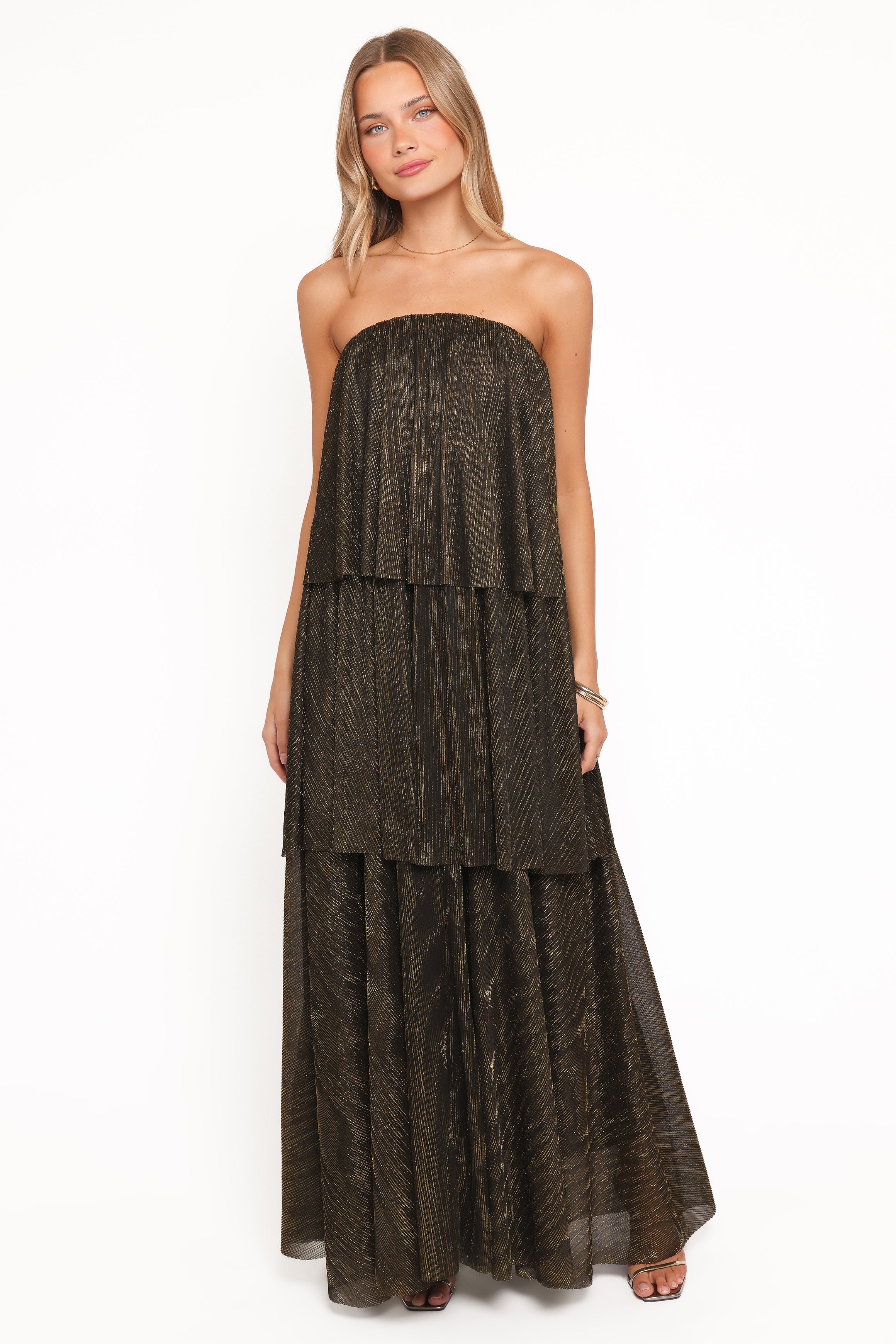 DRESSES Bloom Strapless Maxi Dress - Black