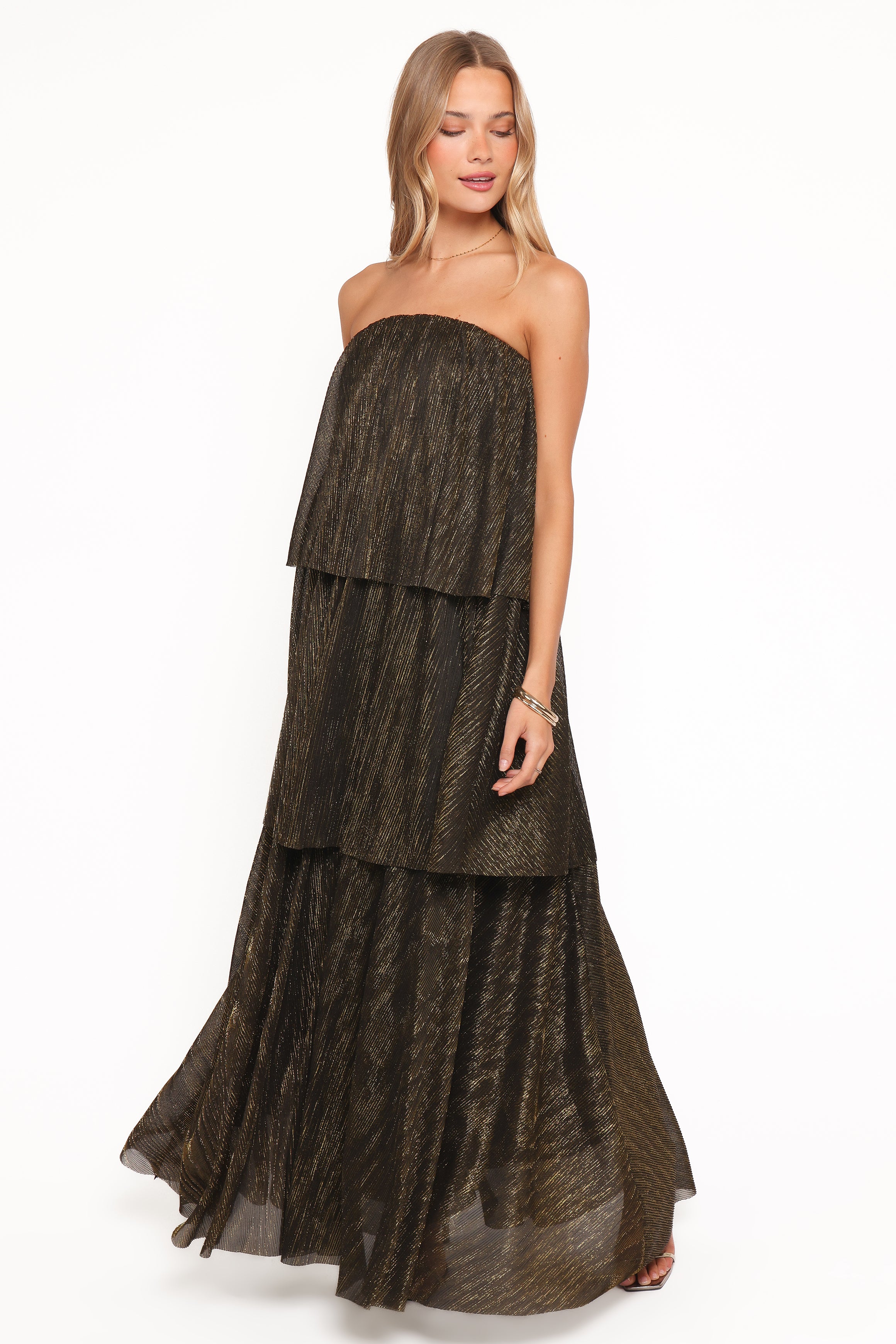DRESSES Bloom Strapless Maxi Dress - Black