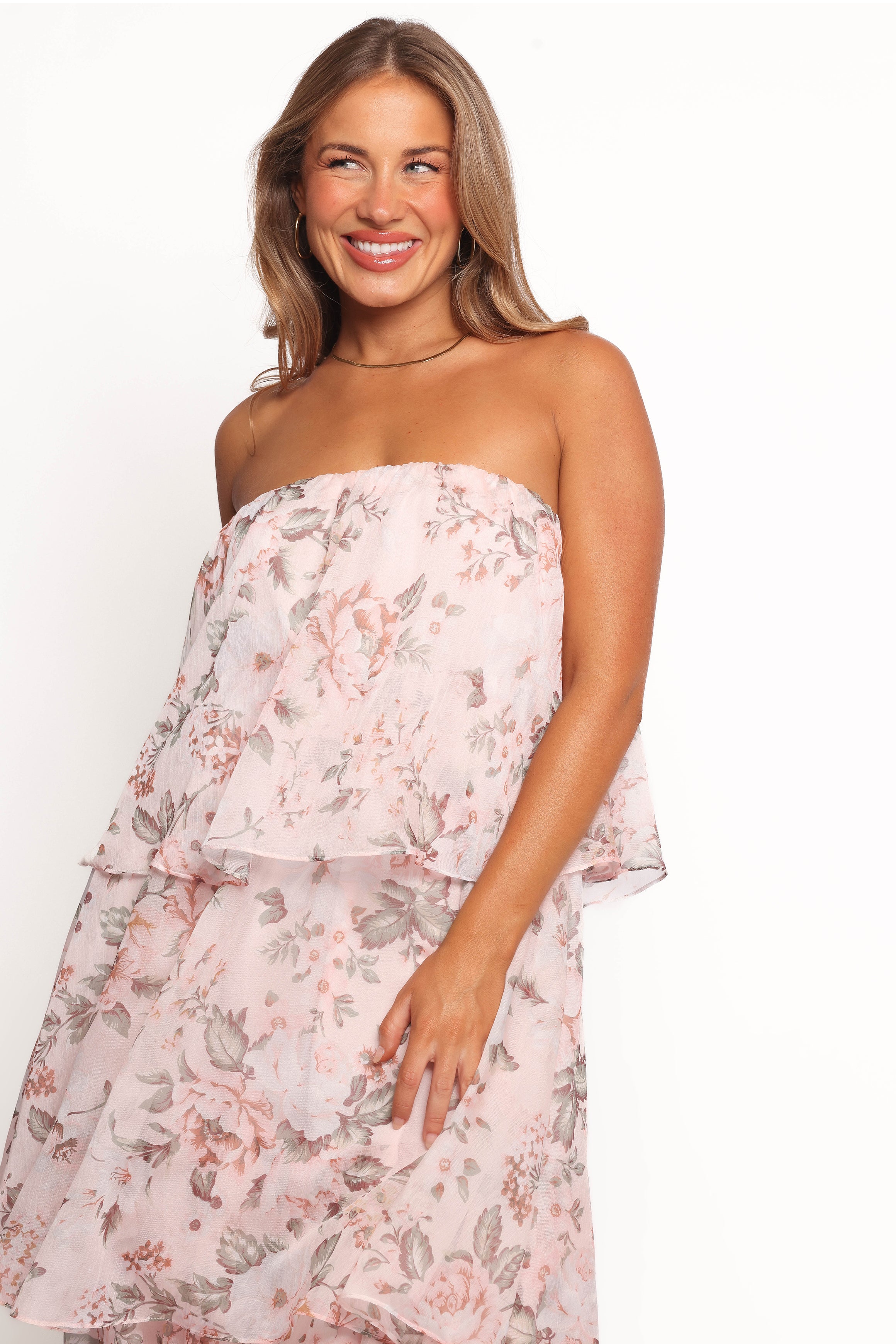 DRESSES Bloom Strapless Maxi Dress - Floral
