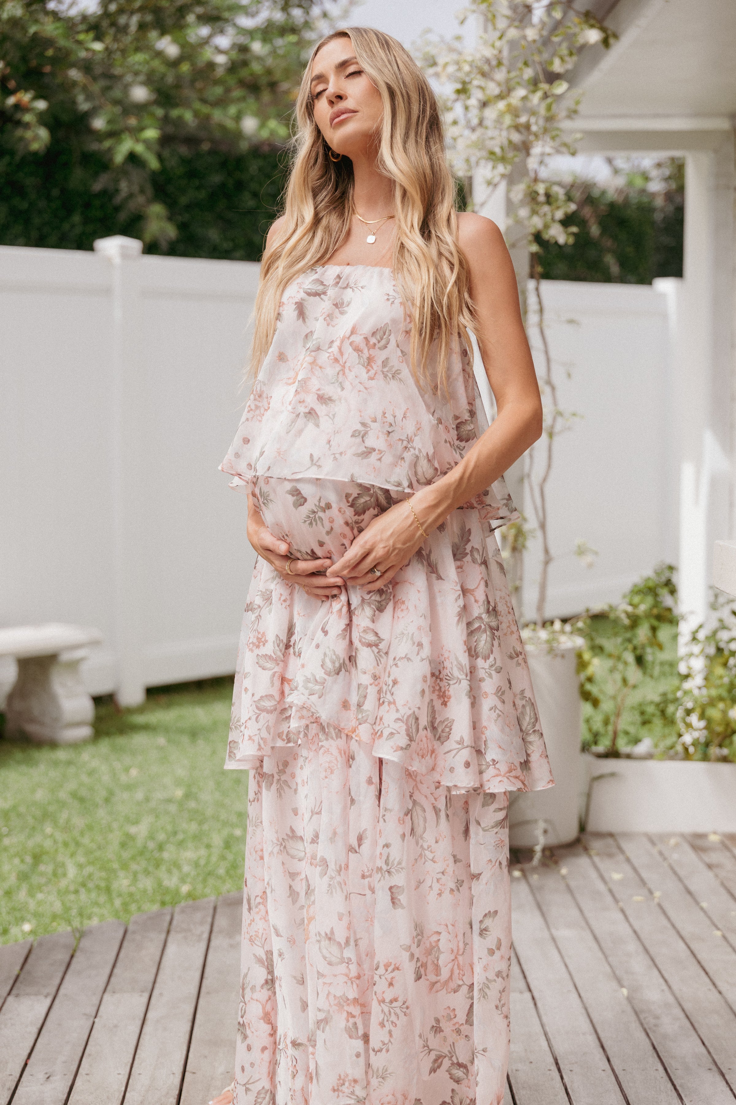 DRESSES Bloom Strapless Maxi Dress - Floral