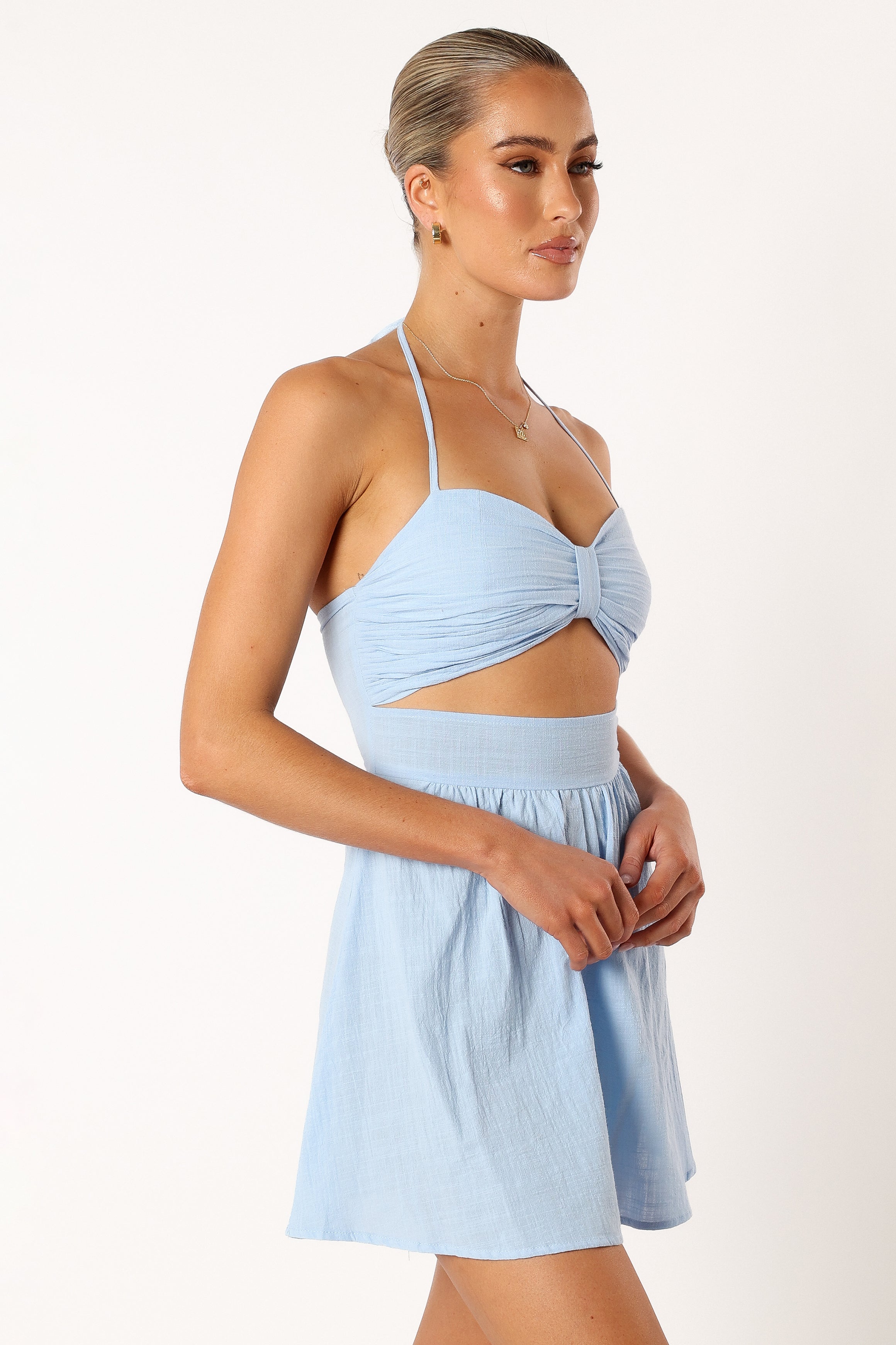 DRESSES @Boat Mini Dress - Blue