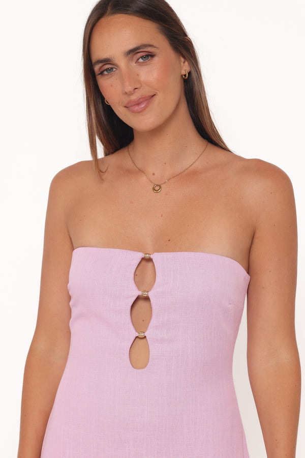 DRESSES Bolton Strapless Maxi Dress - Lavender