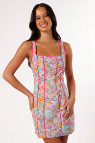 DRESSES @Bonie Mini Floral Dress - Pink Multi