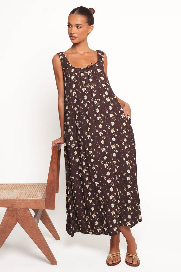 DRESSES Bowman Maxi Dress - Brown Floral