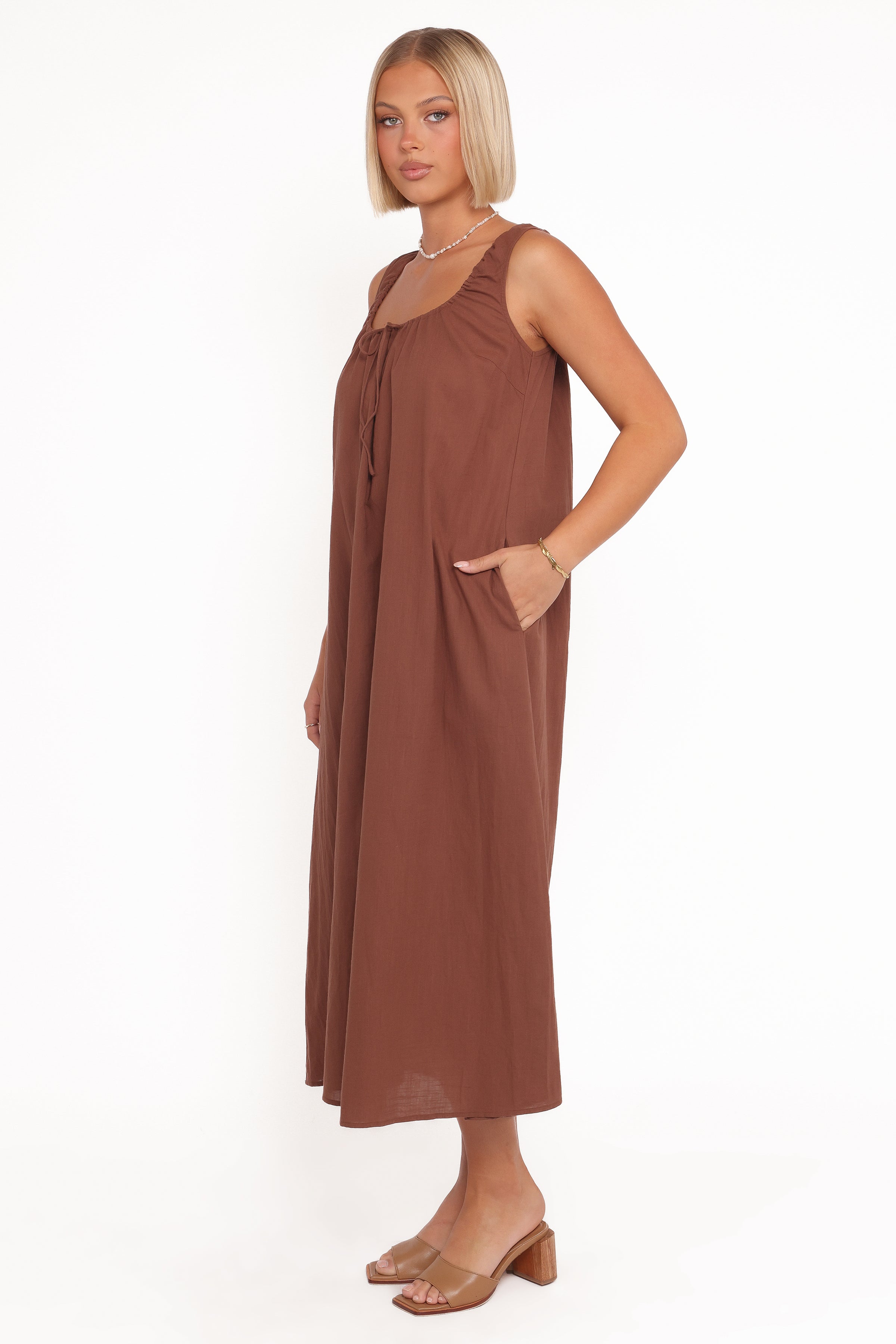 DRESSES Bowman Maxi Dress - Chocolate Brown