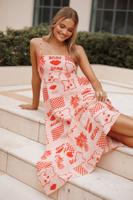 DRESSES Brea Maxi Dress - Bisou Print