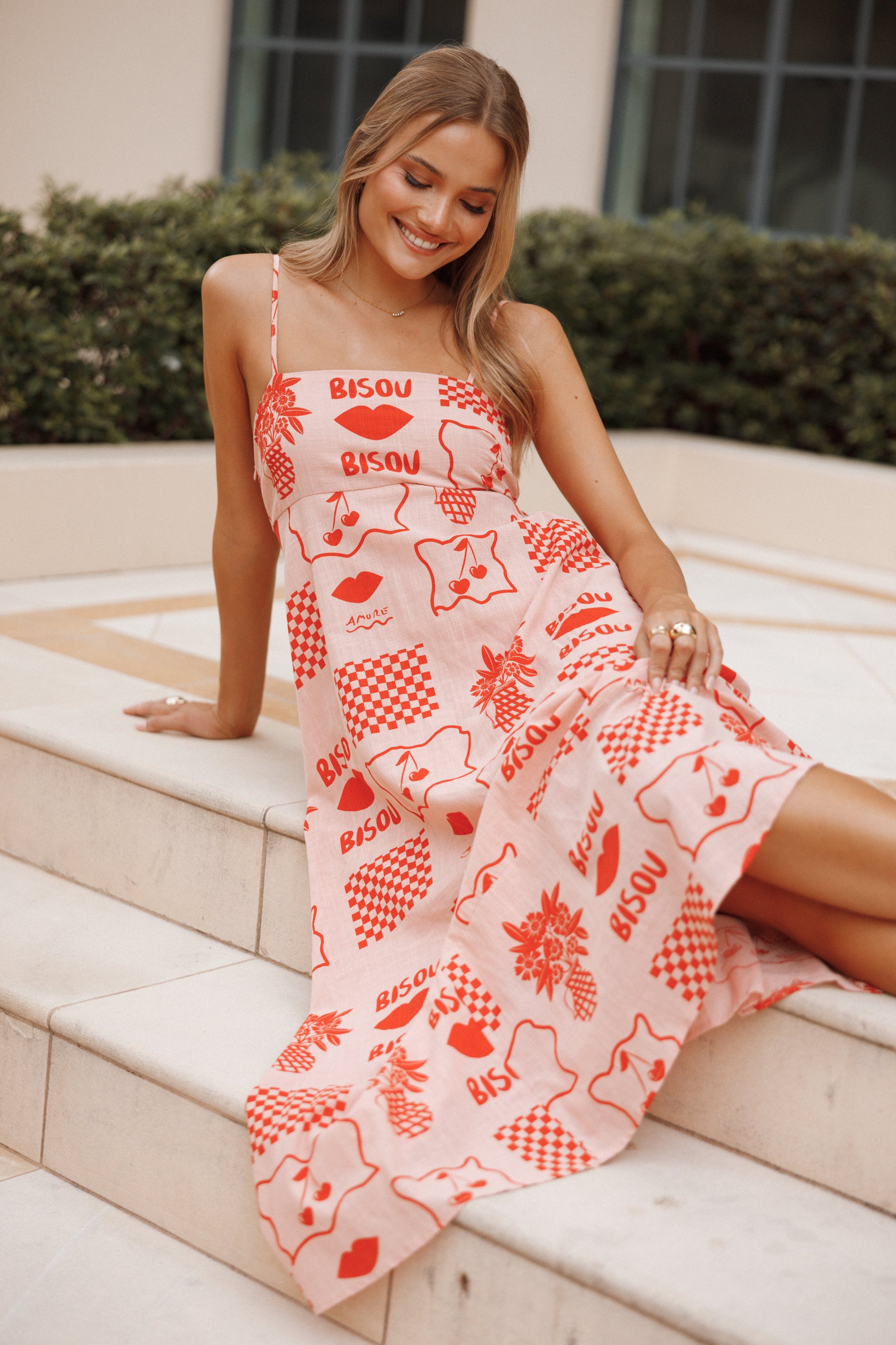 DRESSES Brea Maxi Dress - Bisou Print