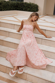 DRESSES Brea Maxi Dress - Pink Swirl