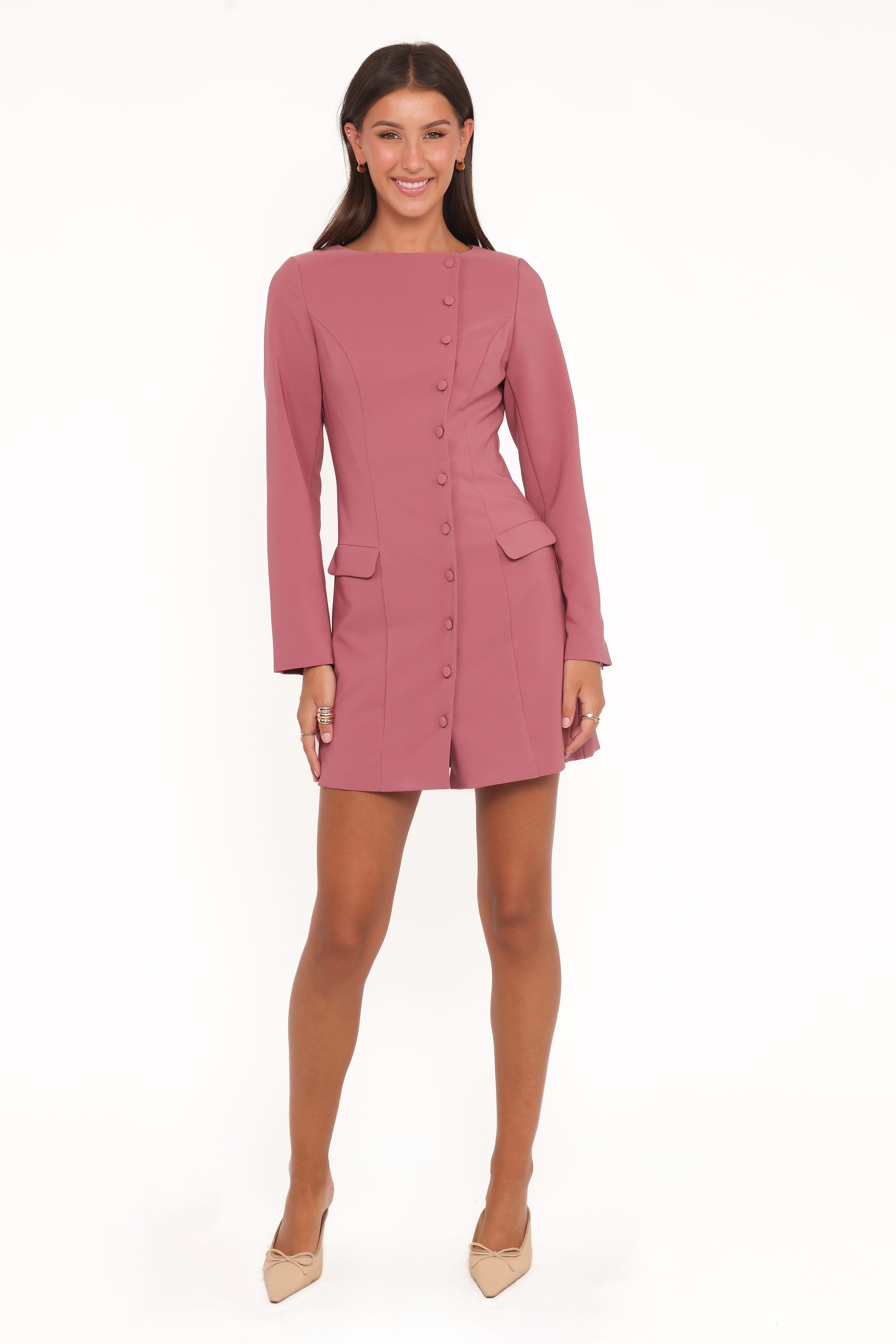 DRESSES Brenton Mini Dress - Mauve