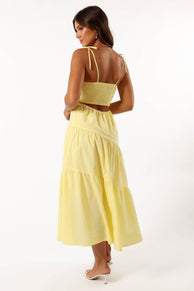 DRESSES @Brexley Maxi Dress - Lemon