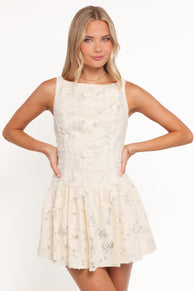 DRESSES Briar Lace Mini Dress - Cream