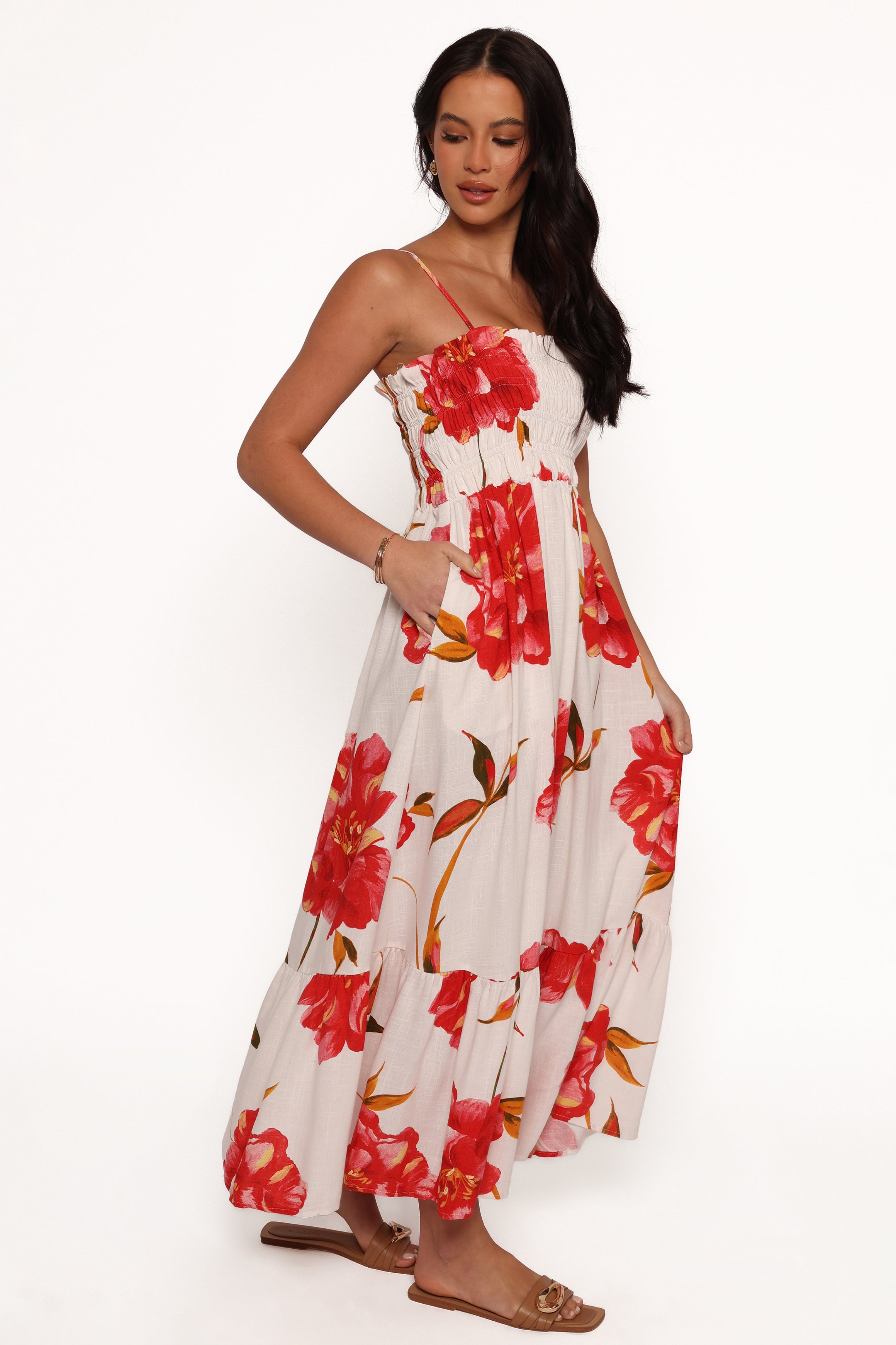 DRESSES Bridger Maxi Dress - Scarlet Rose