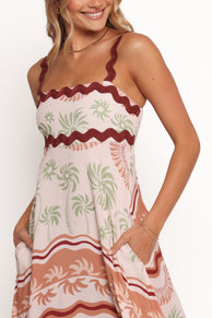 DRESSES Briella Maxi Dress - Palm Tree Print