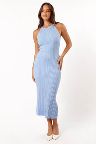 DRESSES @Brighton Maxi Dress - Dusty Blue
