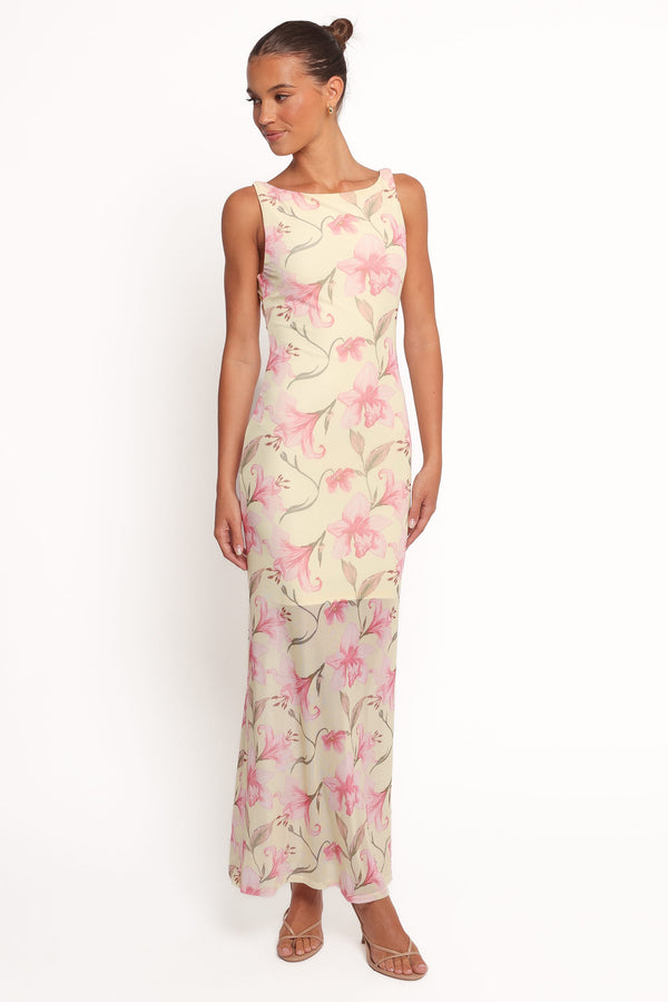 DRESSES Brissa Maxi Dress - Yellow Floral