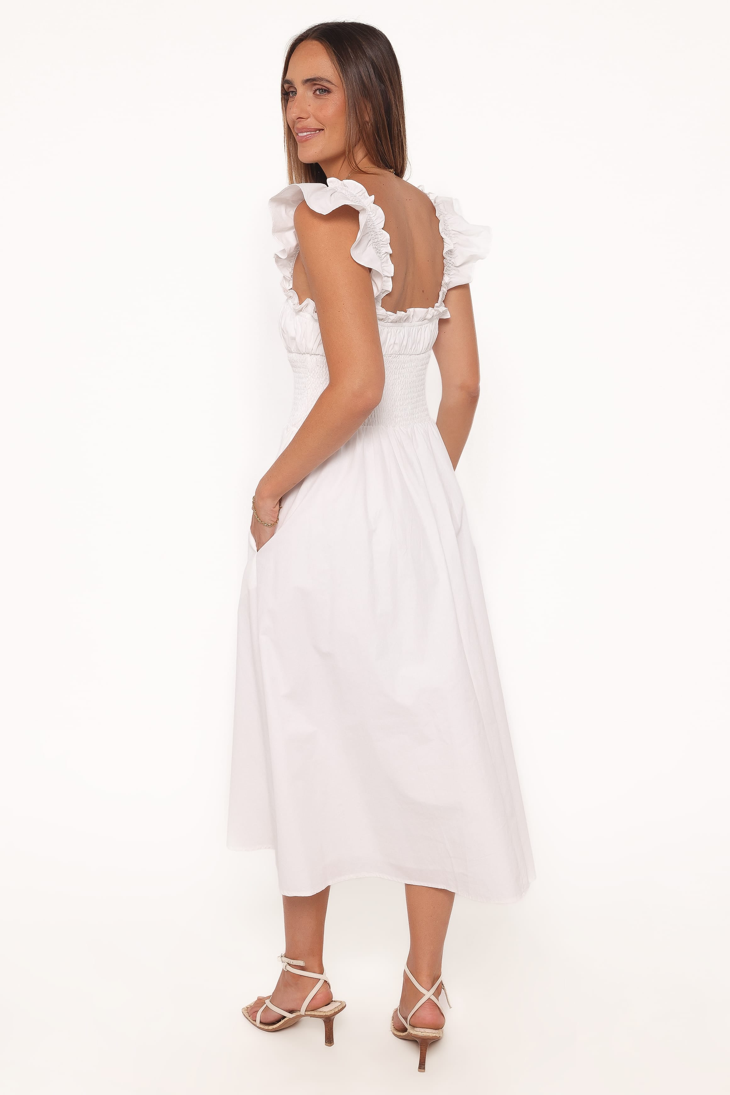 DRESSES Bronte Midi Dress - White