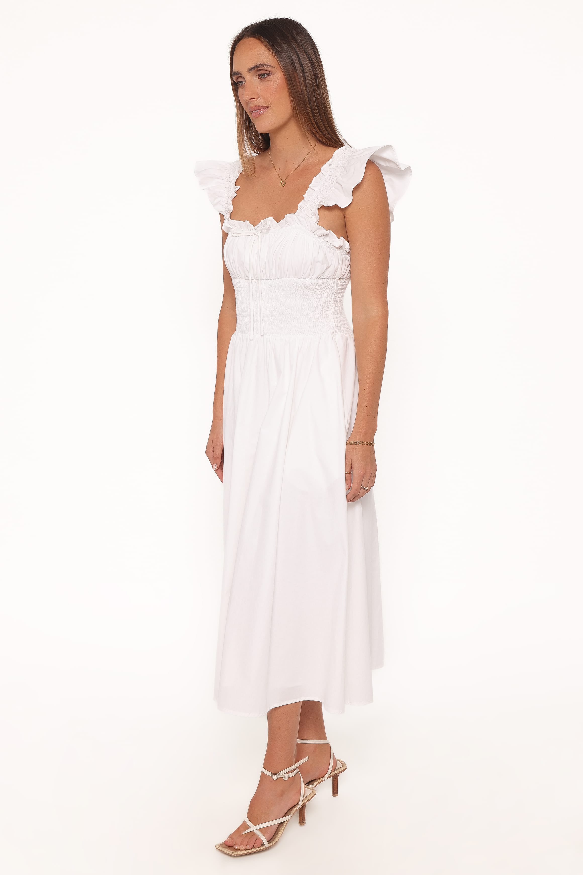 DRESSES Bronte Midi Dress - White