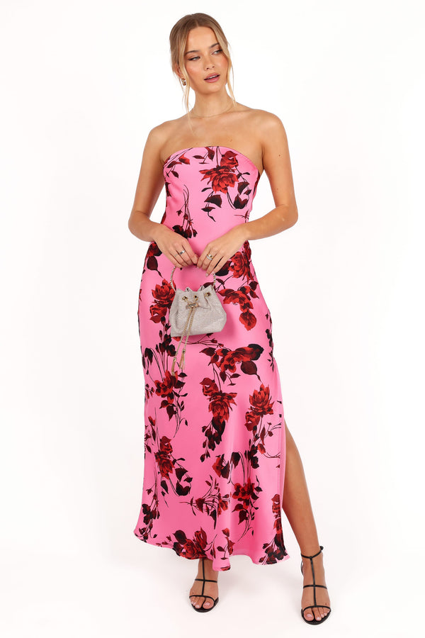 DRESSES Bryden Maxi Strapless Dress - Rose/Pink