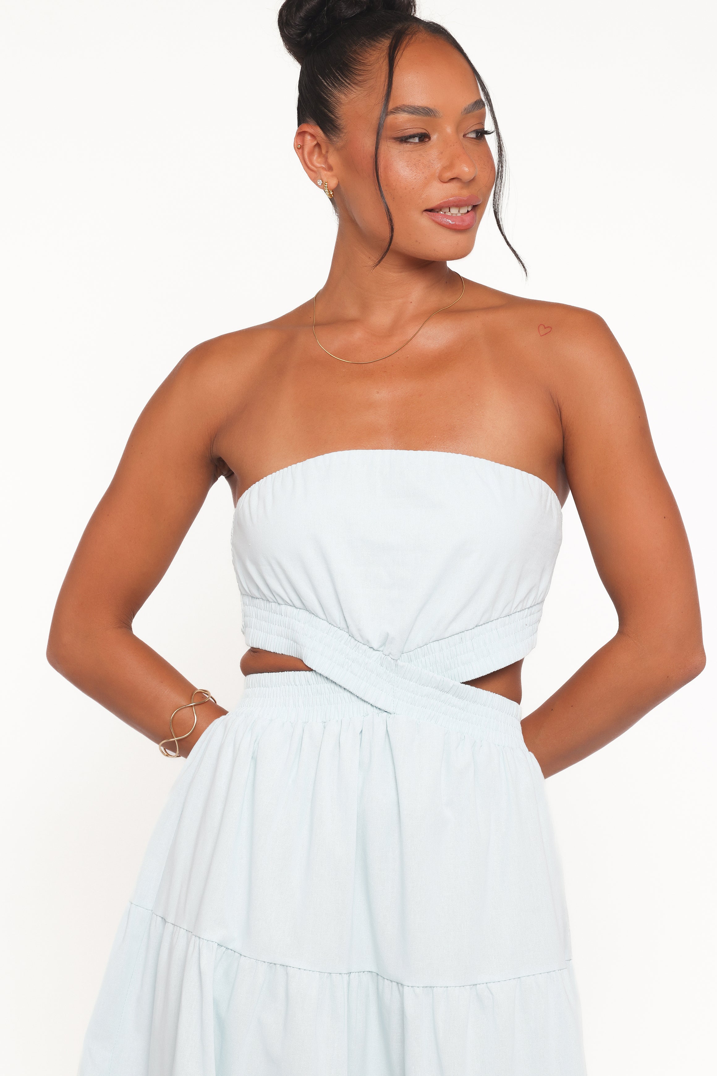 DRESSES Cadence Strapless Maxi Dress - Blue