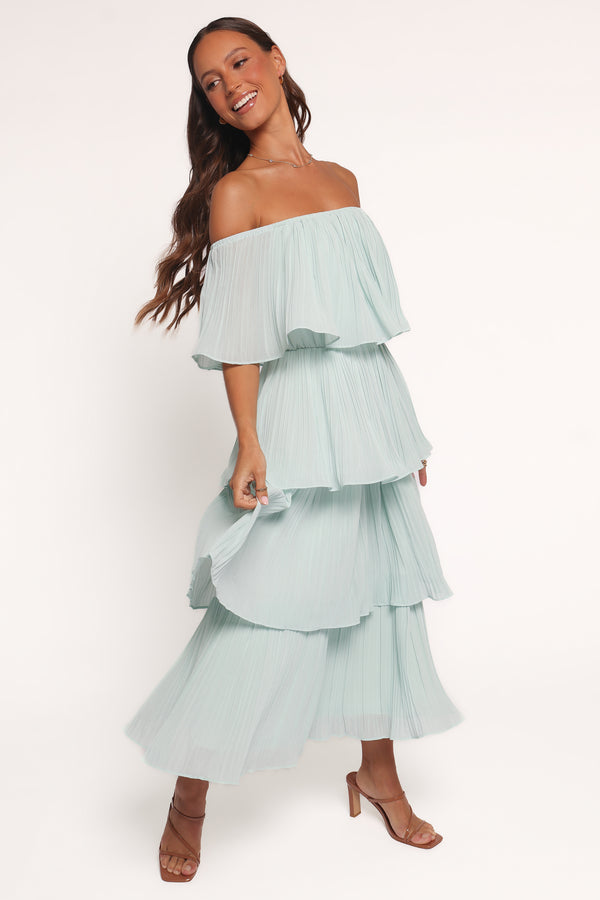 DRESSES Caecilia Strapless Maxi Dress - Mint