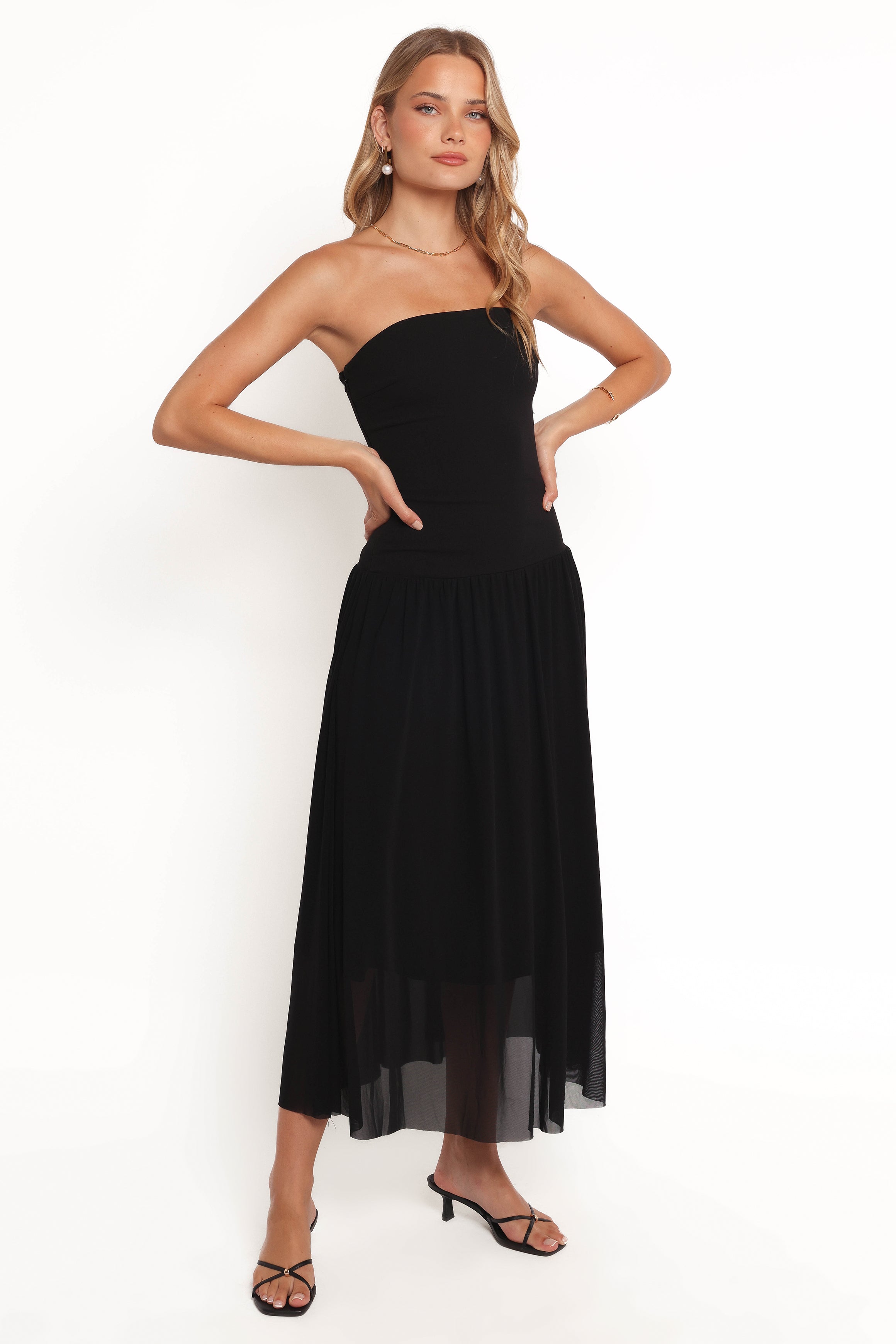 DRESSES Caitie Midi Dress - Black