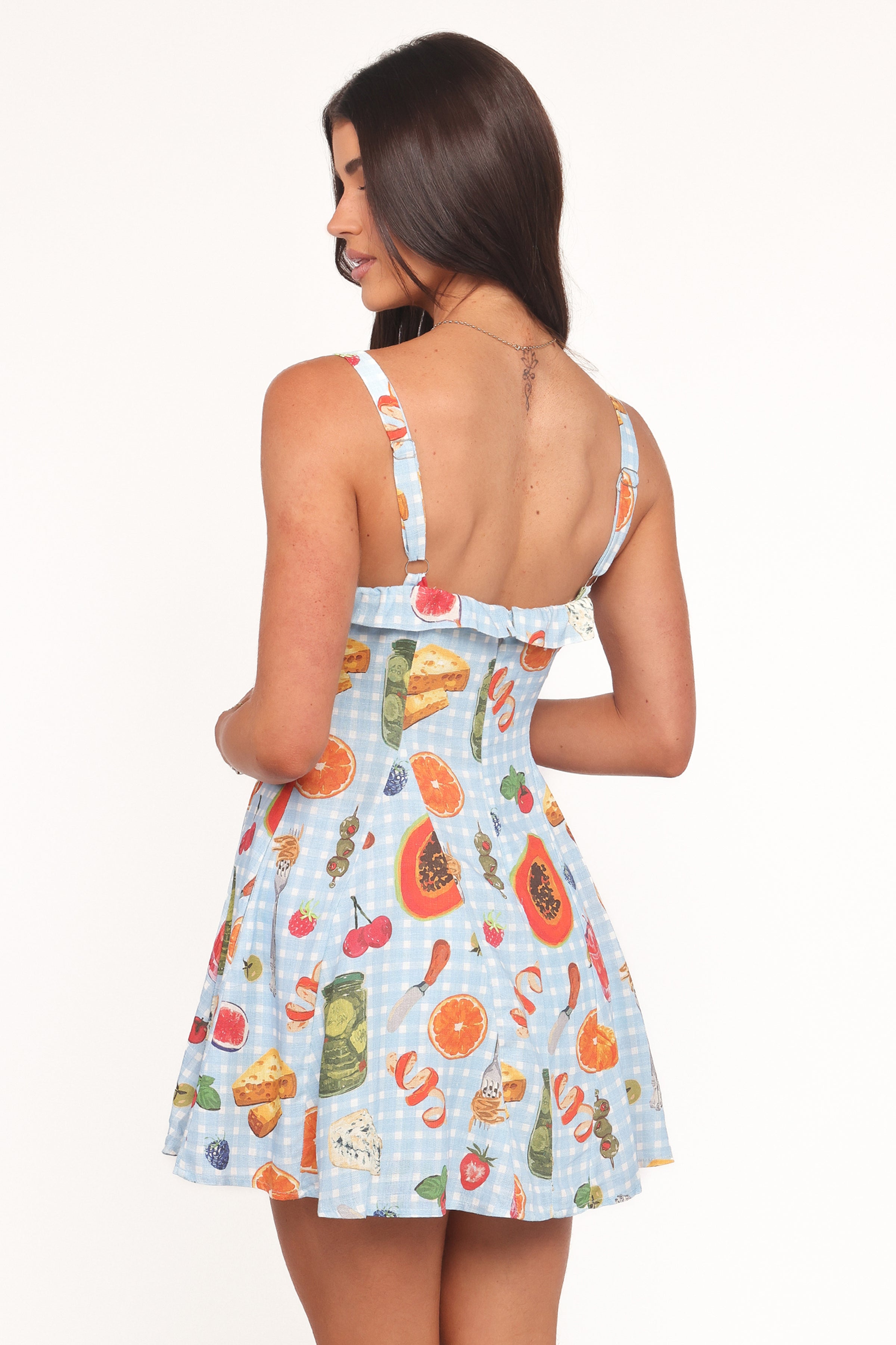 DRESSES Caitlin Mini Dress - Blue Picnic