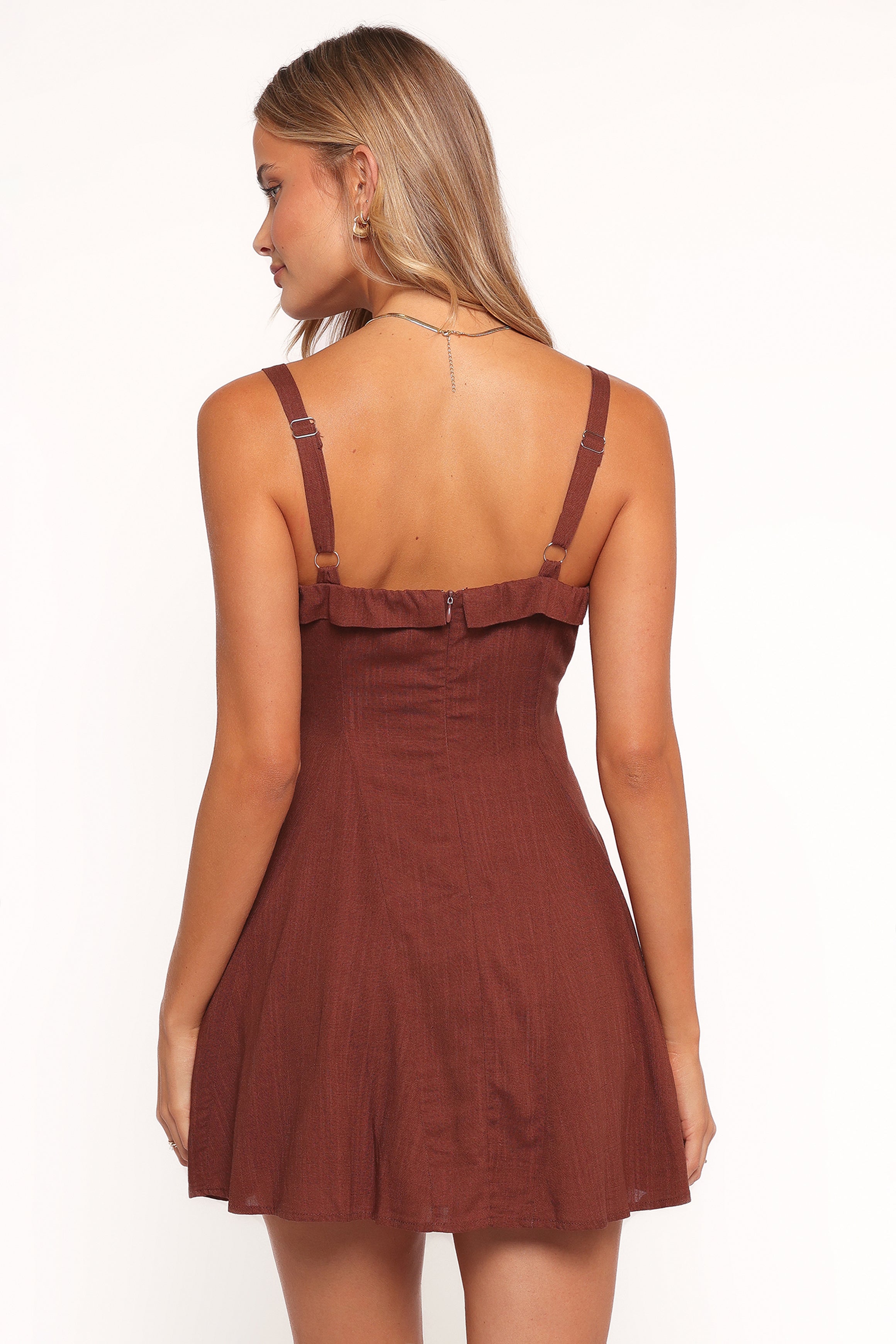DRESSES Caitlin Mini Dress - Cognac